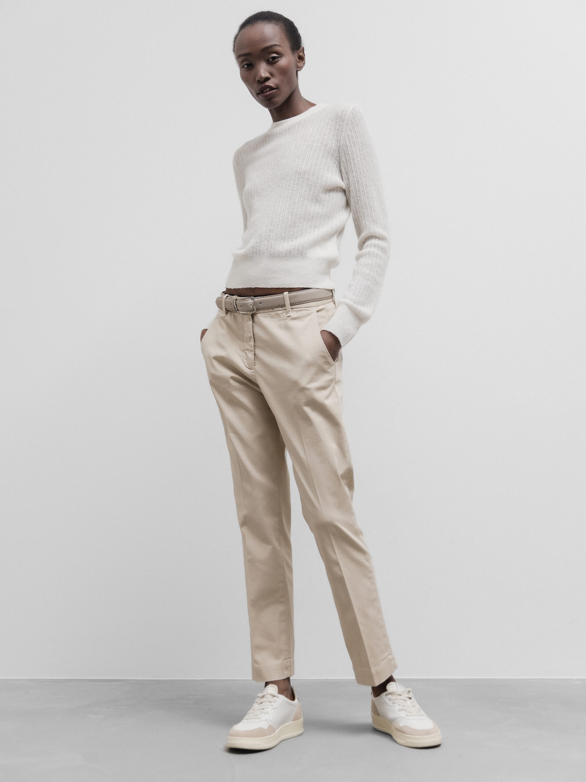 NINE IN THE MORNING Chinohose Damen (BEIGE)