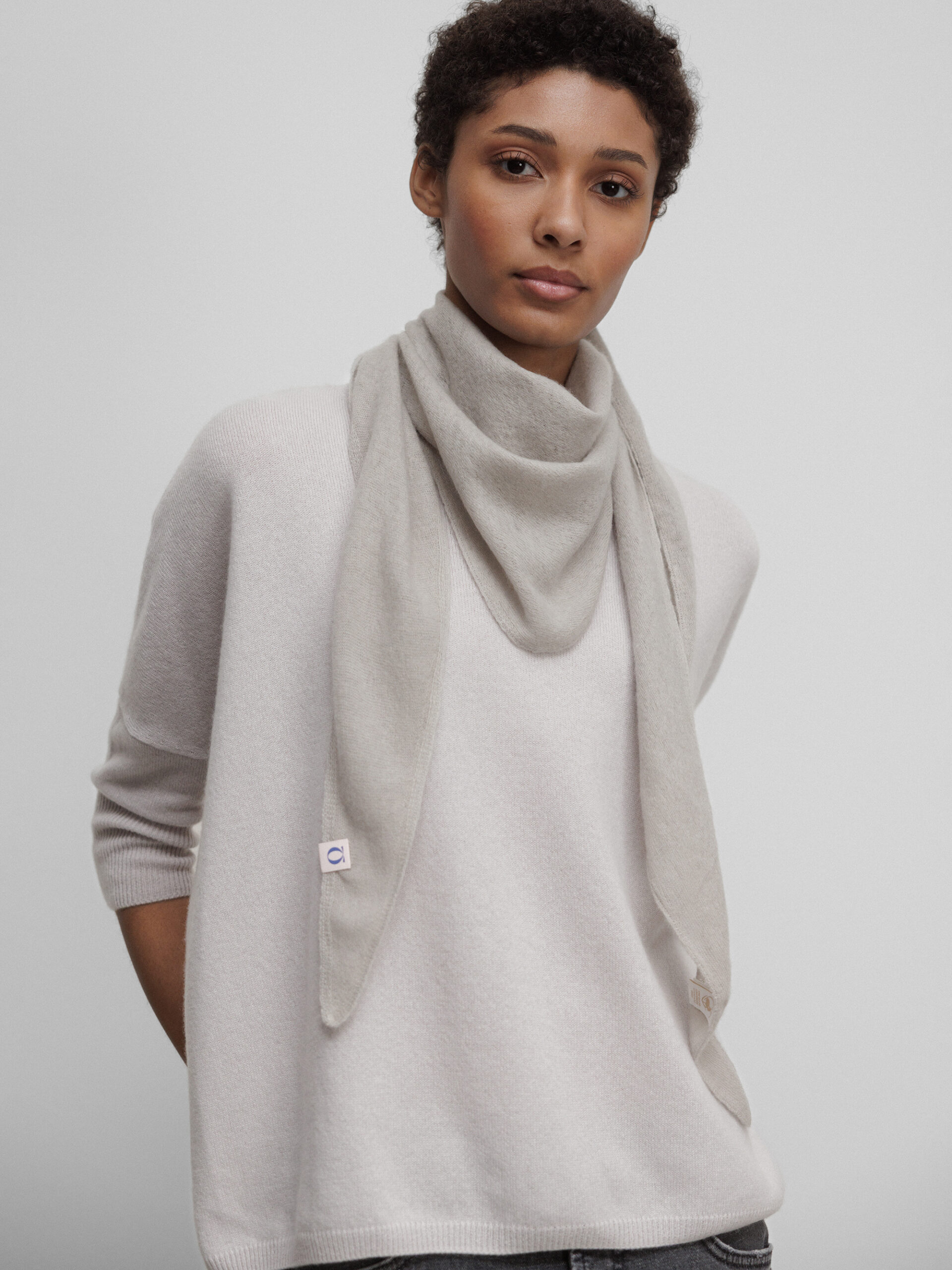 PUR SCHOEN Schal aus Cashmere Damen (4015 STONE II)