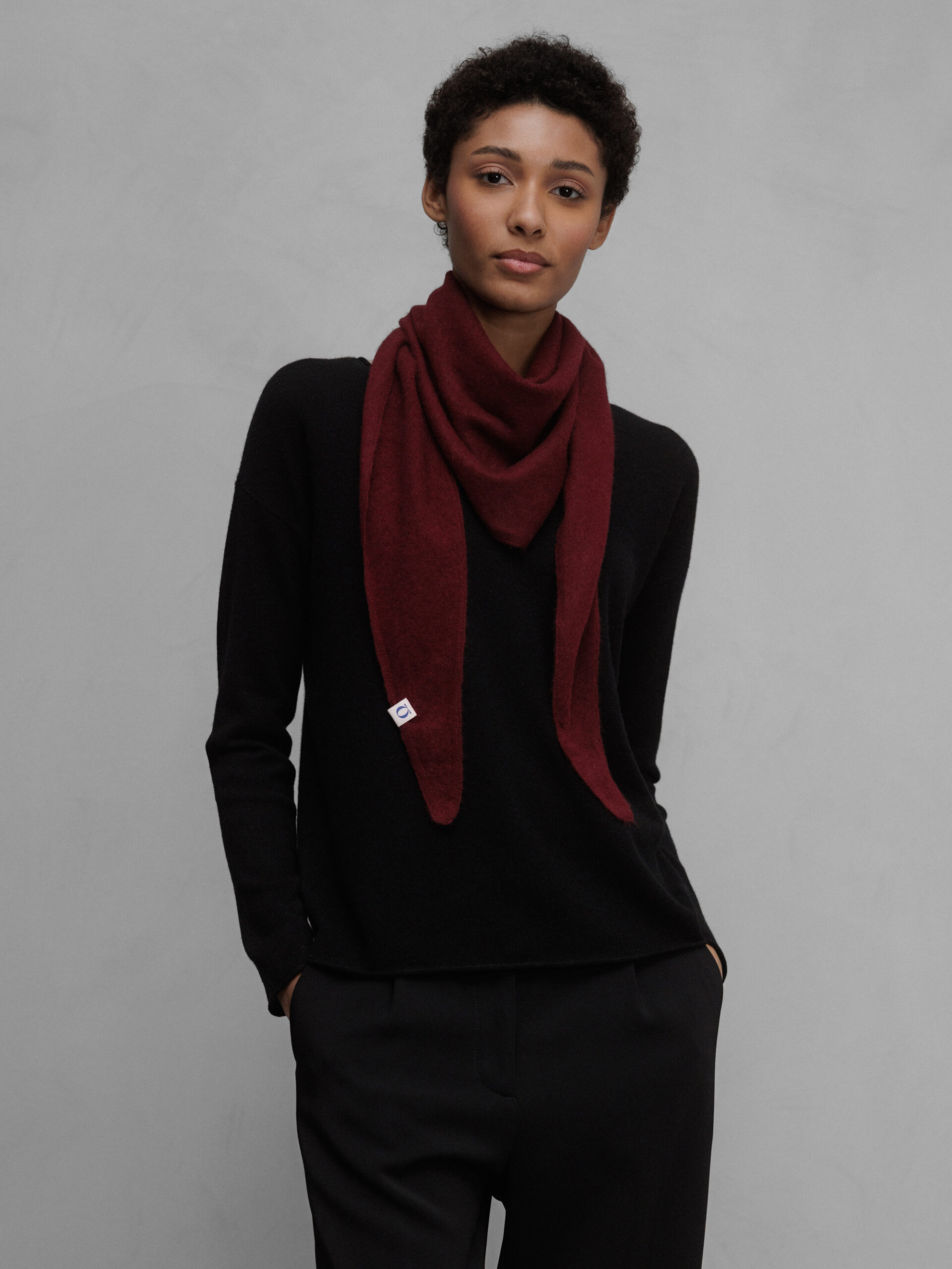 PUR SCHOEN Schal aus Cashmere Damen (4013 OCHSENBLUT)