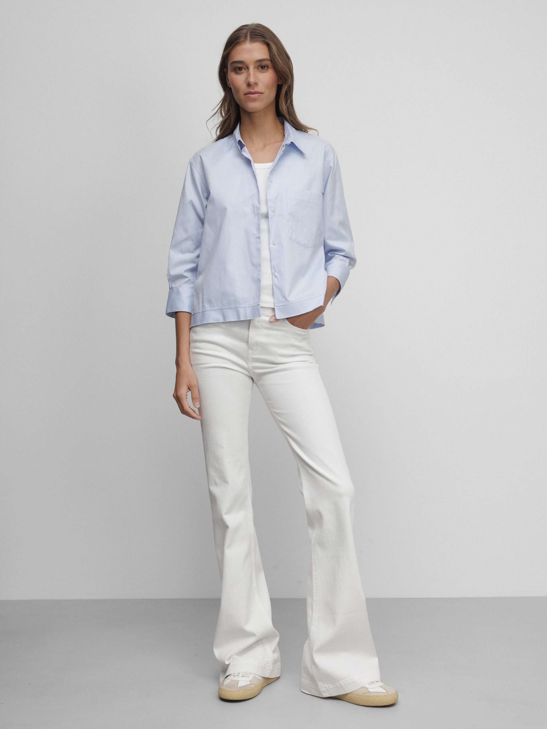ADRIANO GOLDSCHMIED Flared Jeans Damen (OPW WEISS)