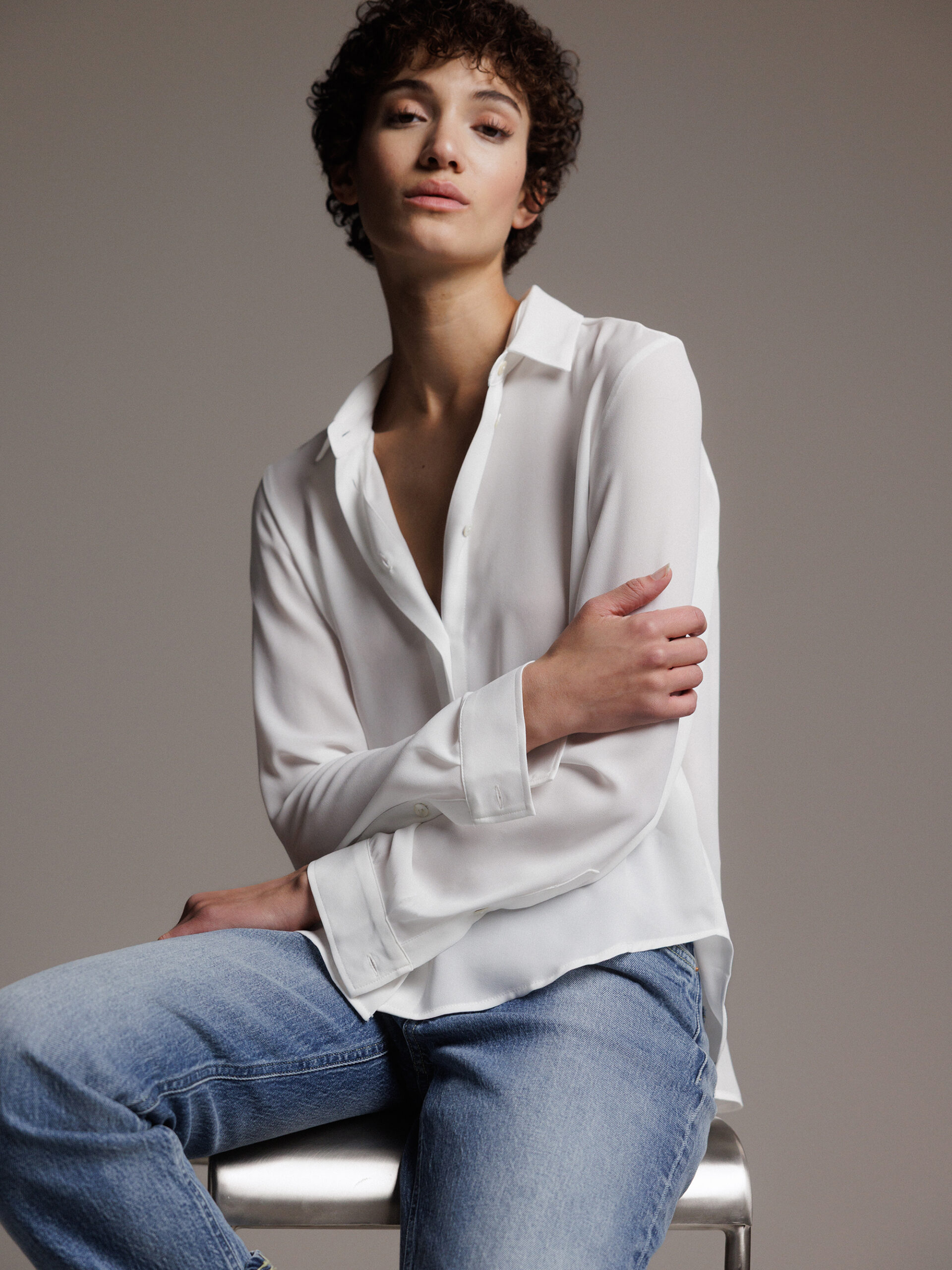 Janice & Jo Bluse Damen (WHITE)
