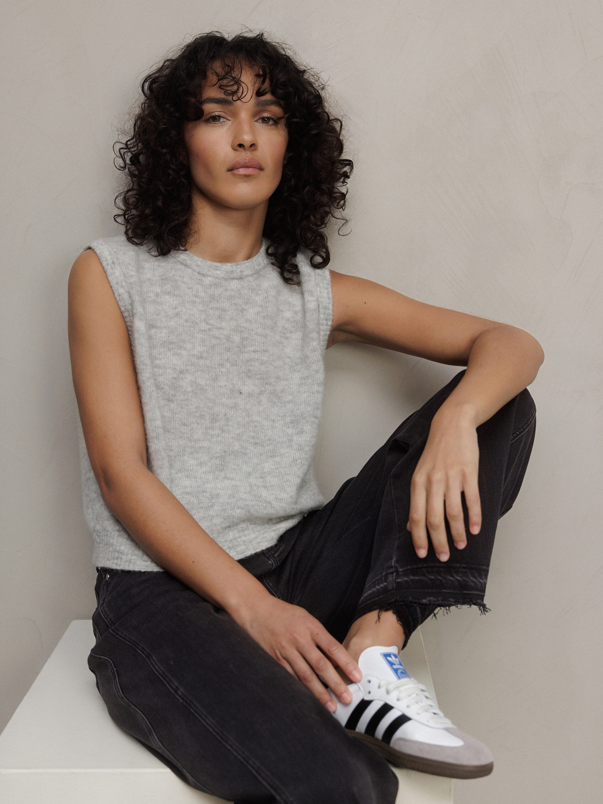 AMERICAN VINTAGE Pullunder Damen (GRIS CLAIR CHINE)