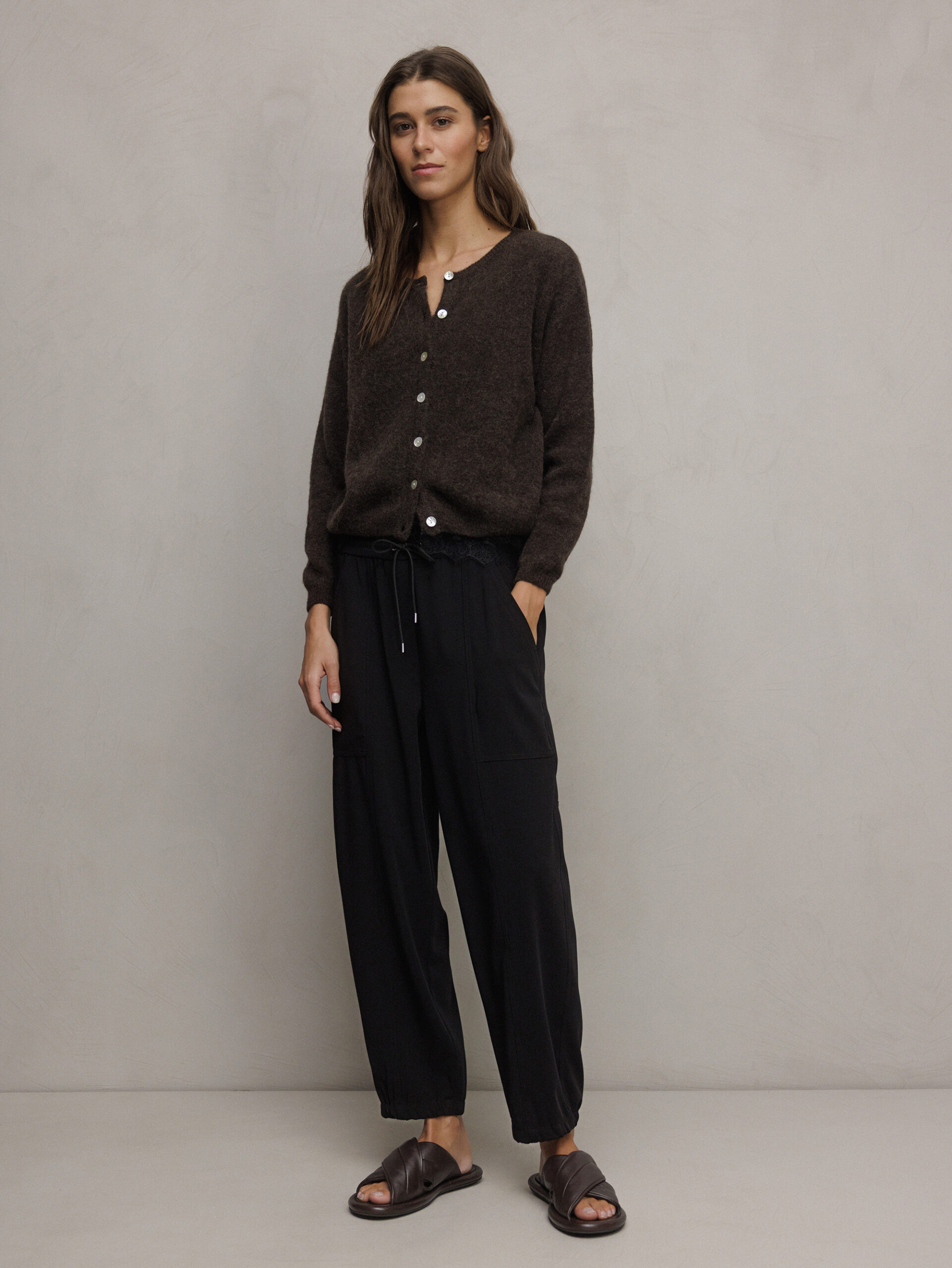 MAC Cropped Hose Damen (090 BLACK)
