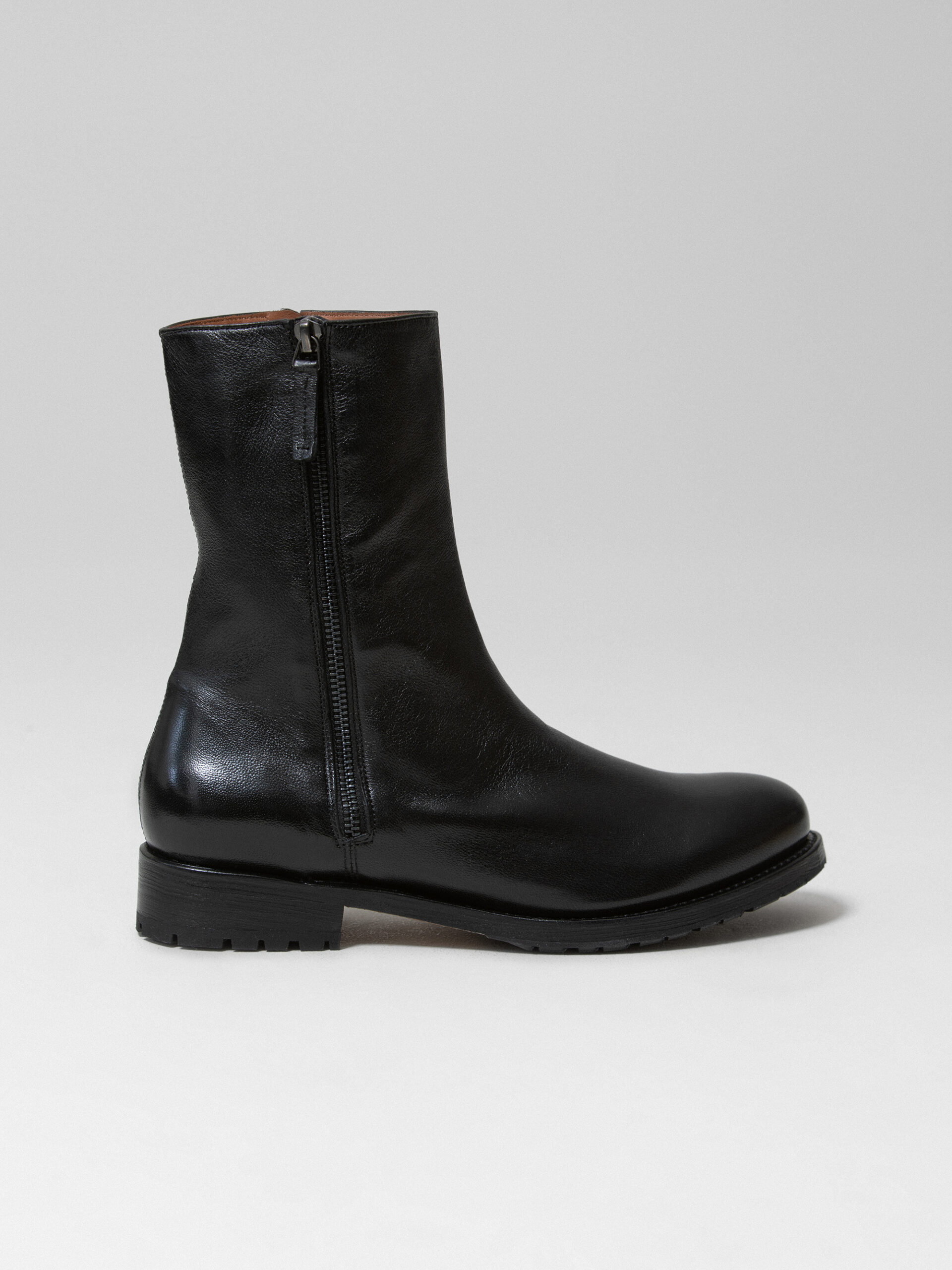 CORDWAINER Boots aus Leder Damen (BLACK)