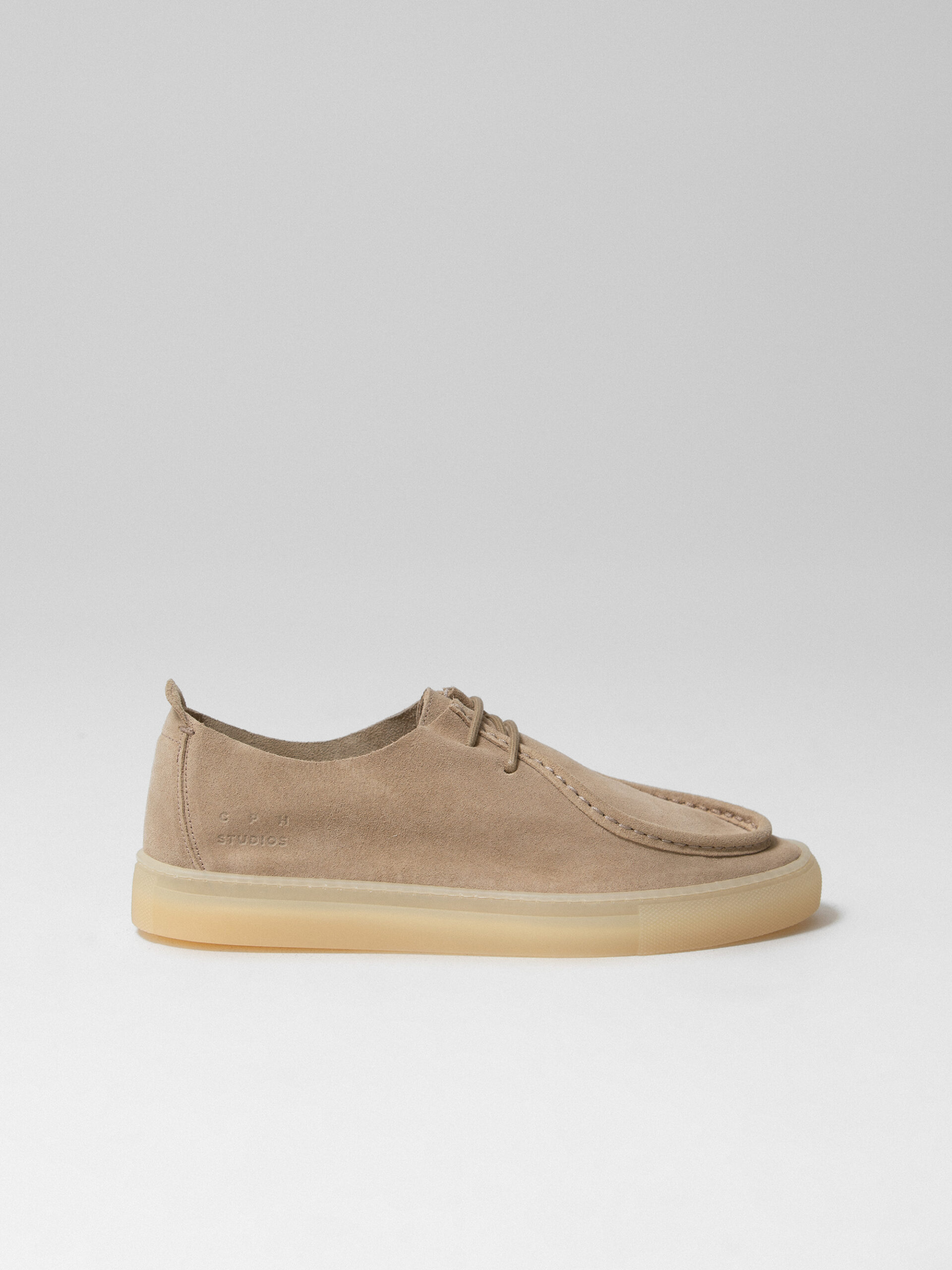 COPENHAGEN Halbschuhe aus Veloursleder Damen (SAND)
