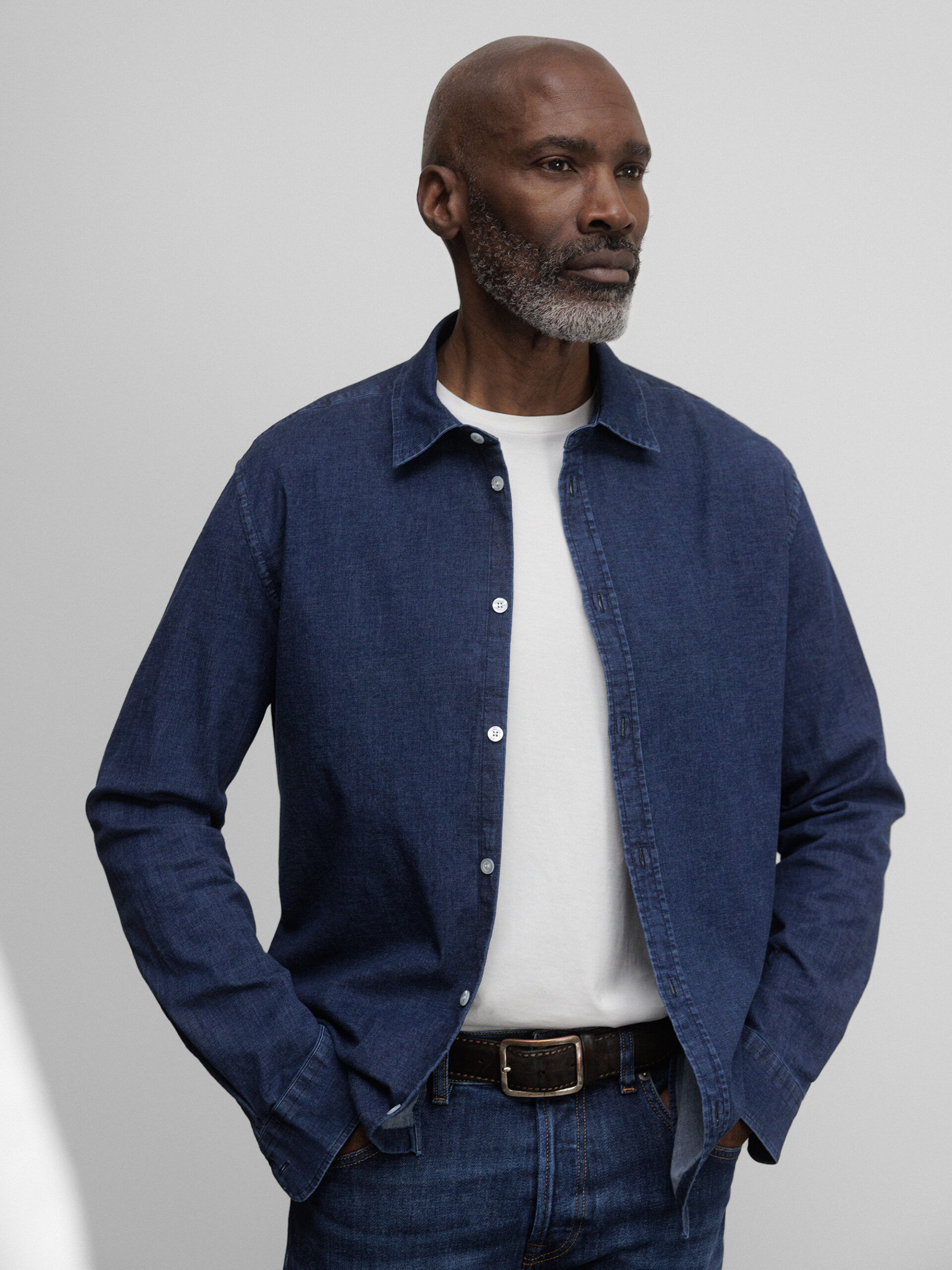DONDUP Jeanshemd Herren (800 STONE)