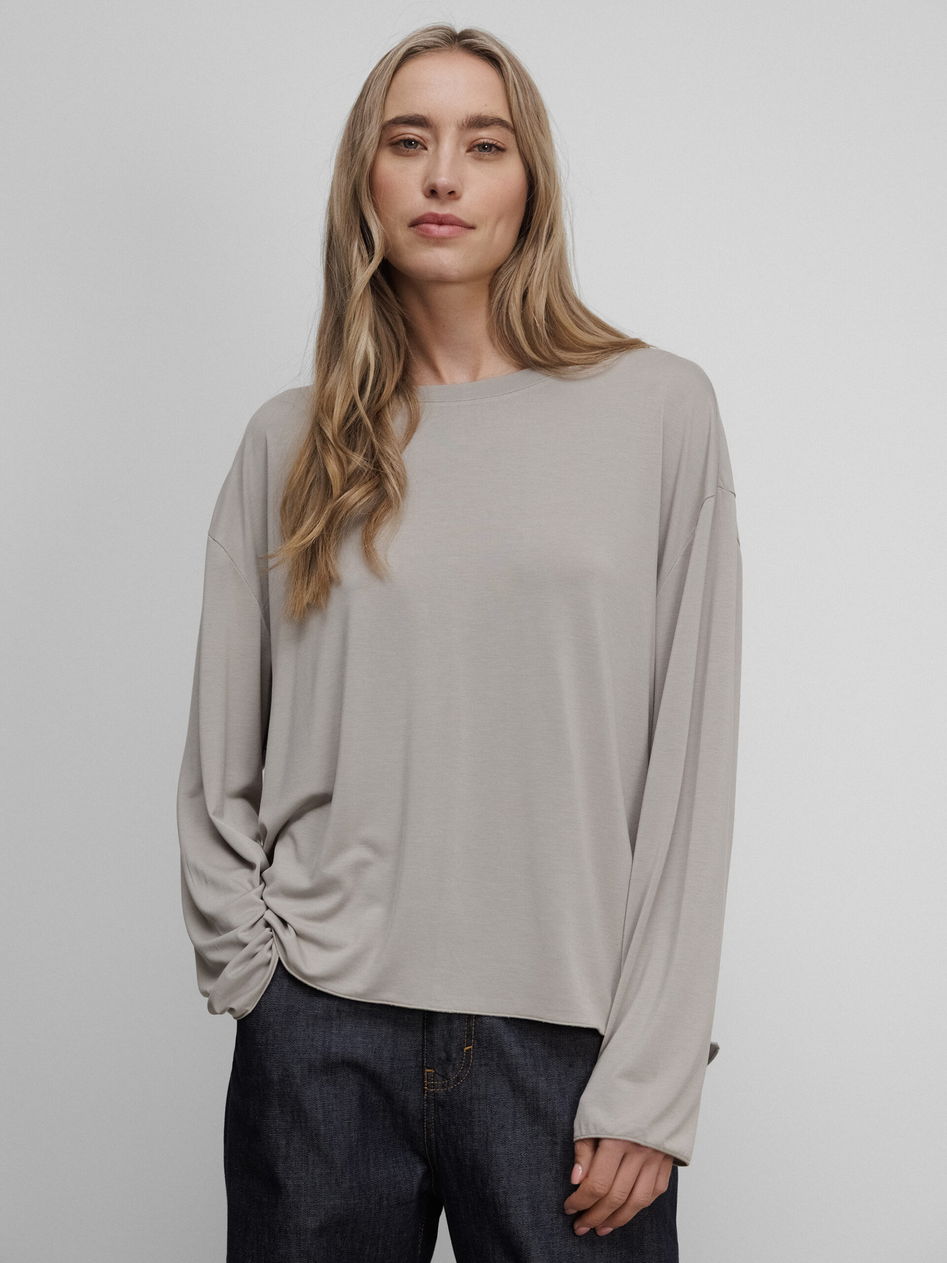 DANIELS Langarmshirt Damen (STONE 9550)