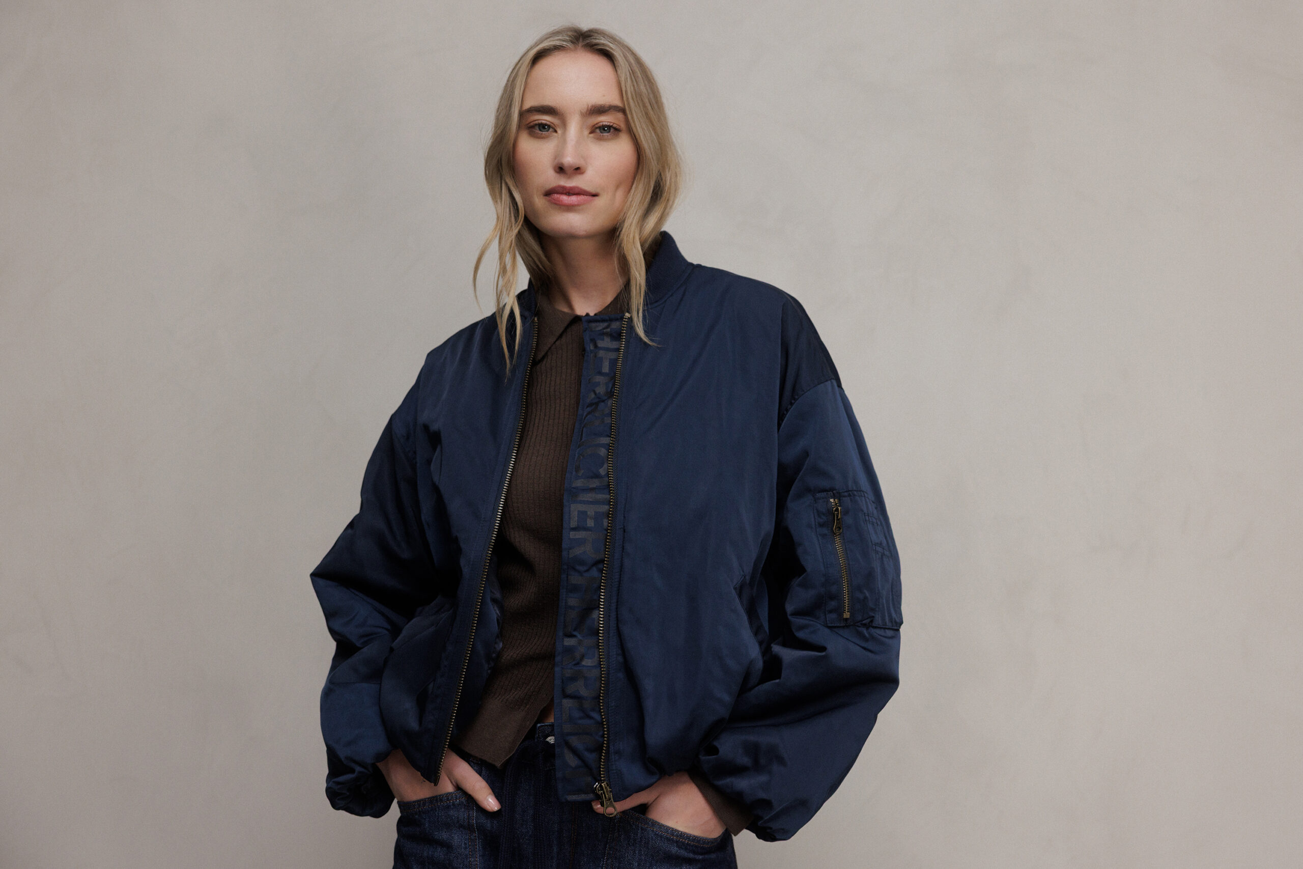 HERRLICHER Bomberjacke Damen (12 MARINE)