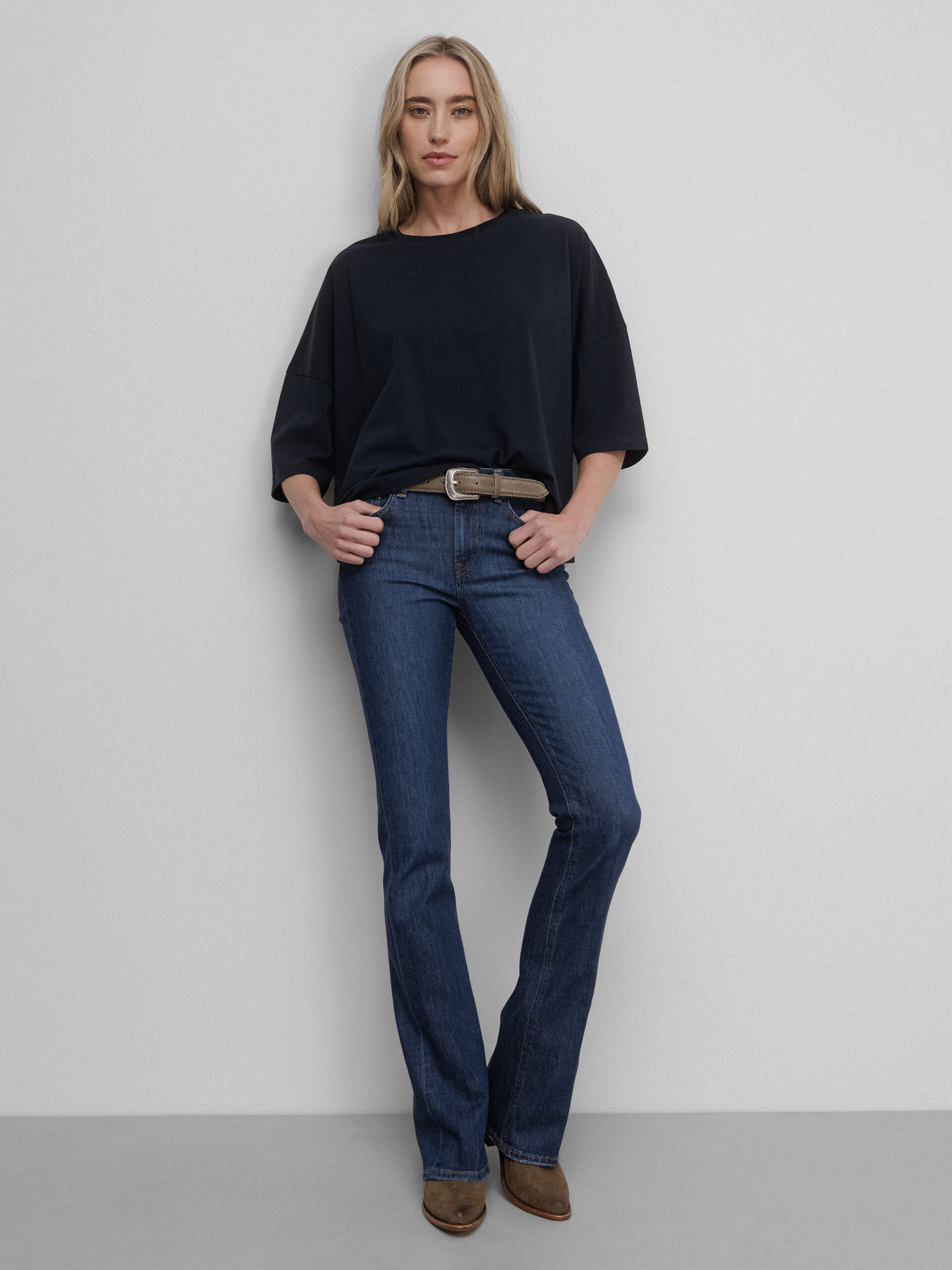 DONDUP Flared Jeans Damen (800 D USED)