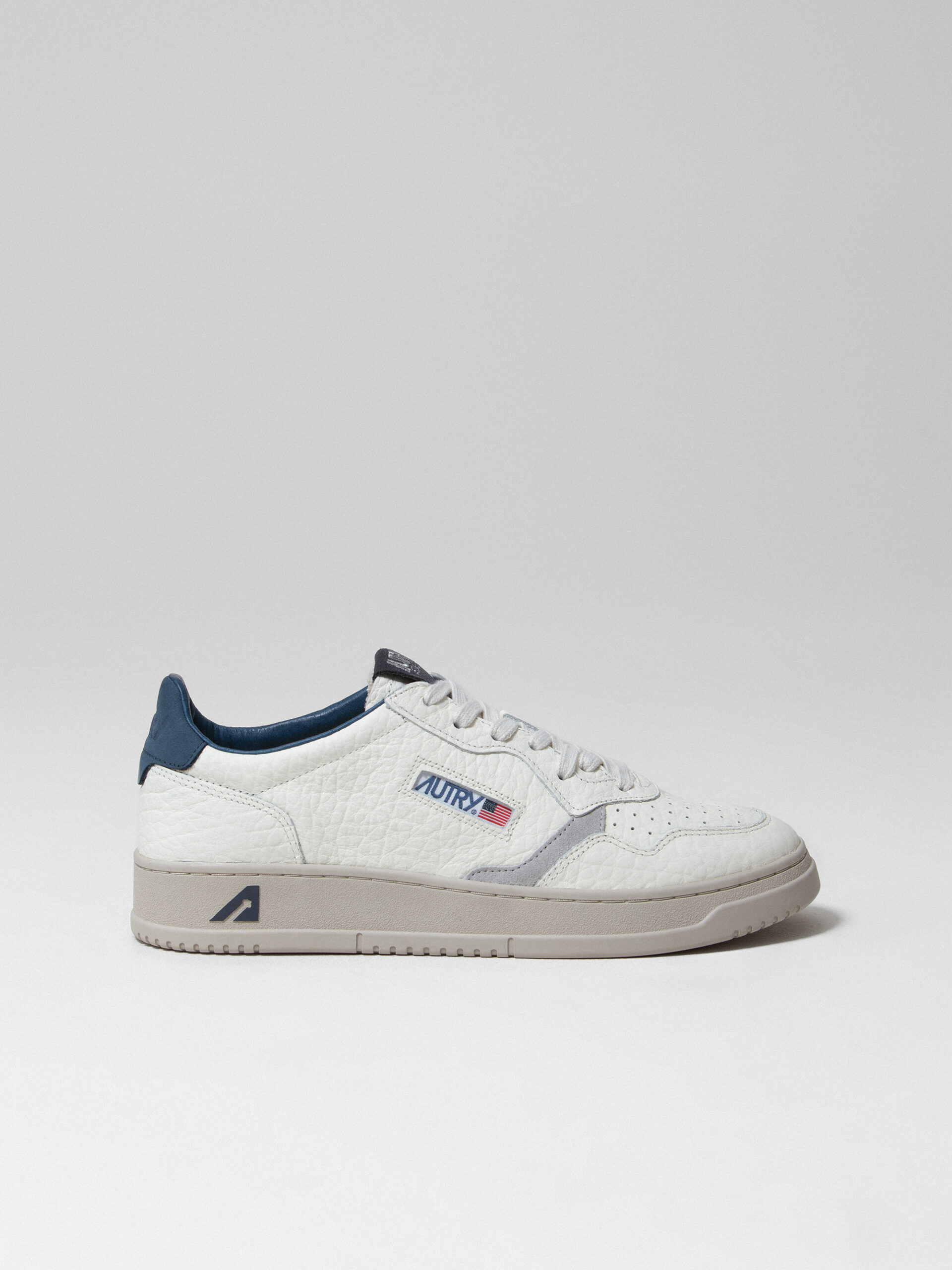 AUTRY Sneaker aus Leder Herren (NE12 WHITE/BLUE)