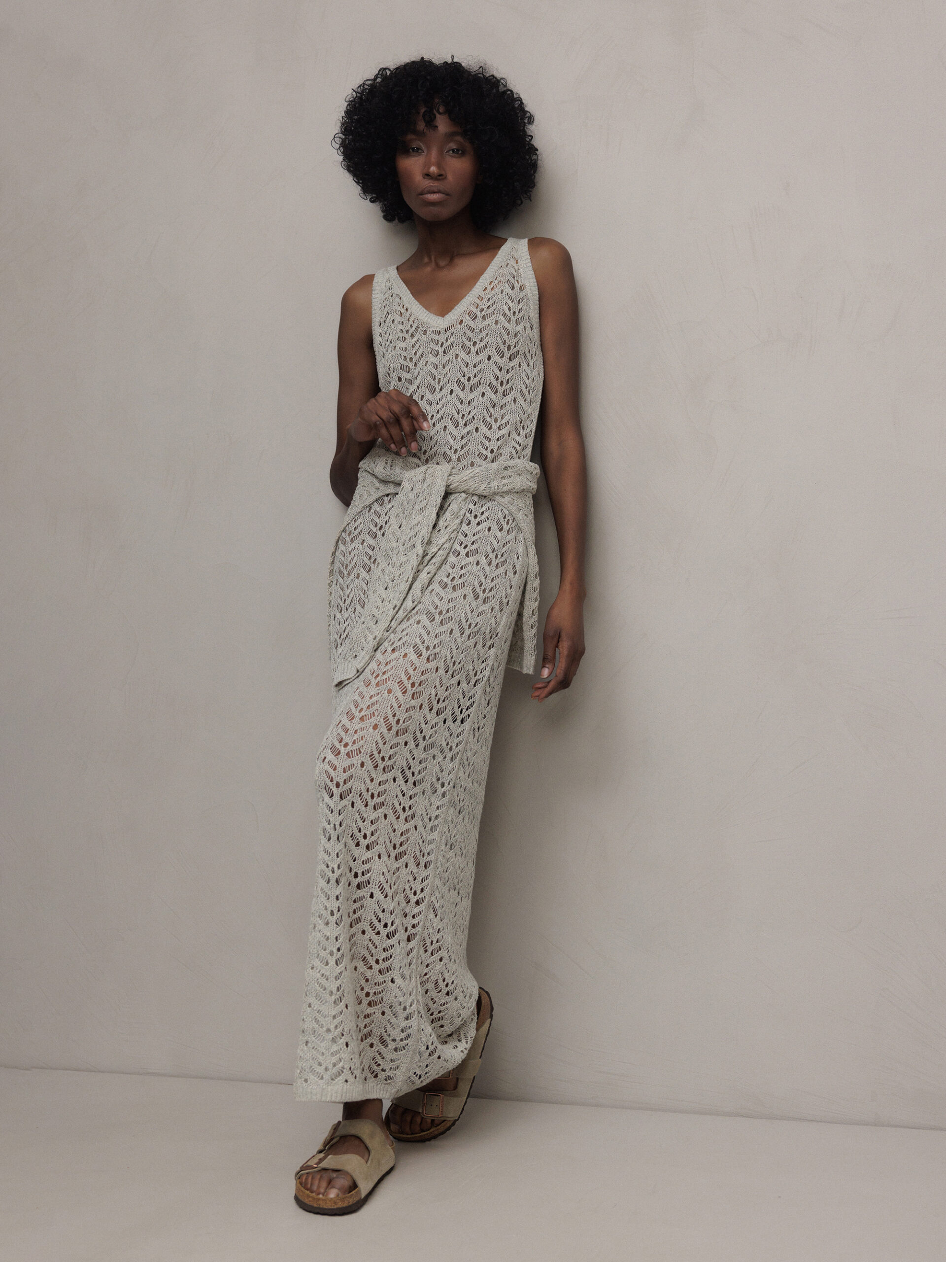 DANIELS Maxi- Kleid aus Leinen Damen (LT MINT 004T)