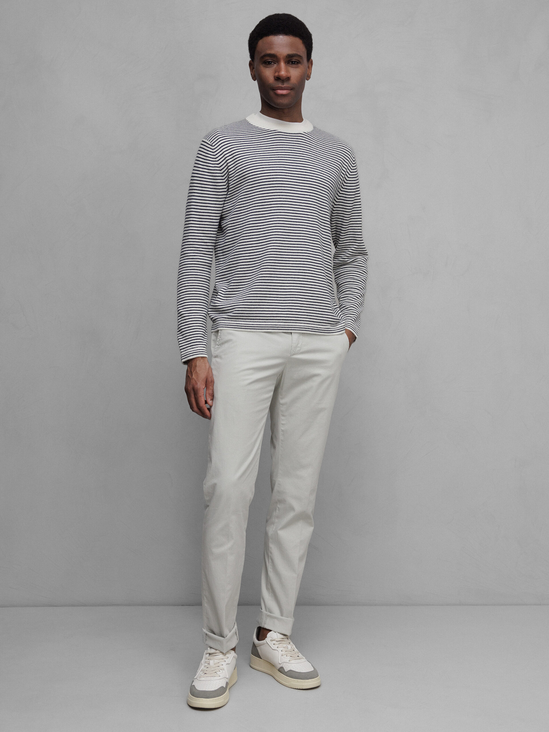 DONDUP Chinohose aus Baumwolle Herren (021 KITT)