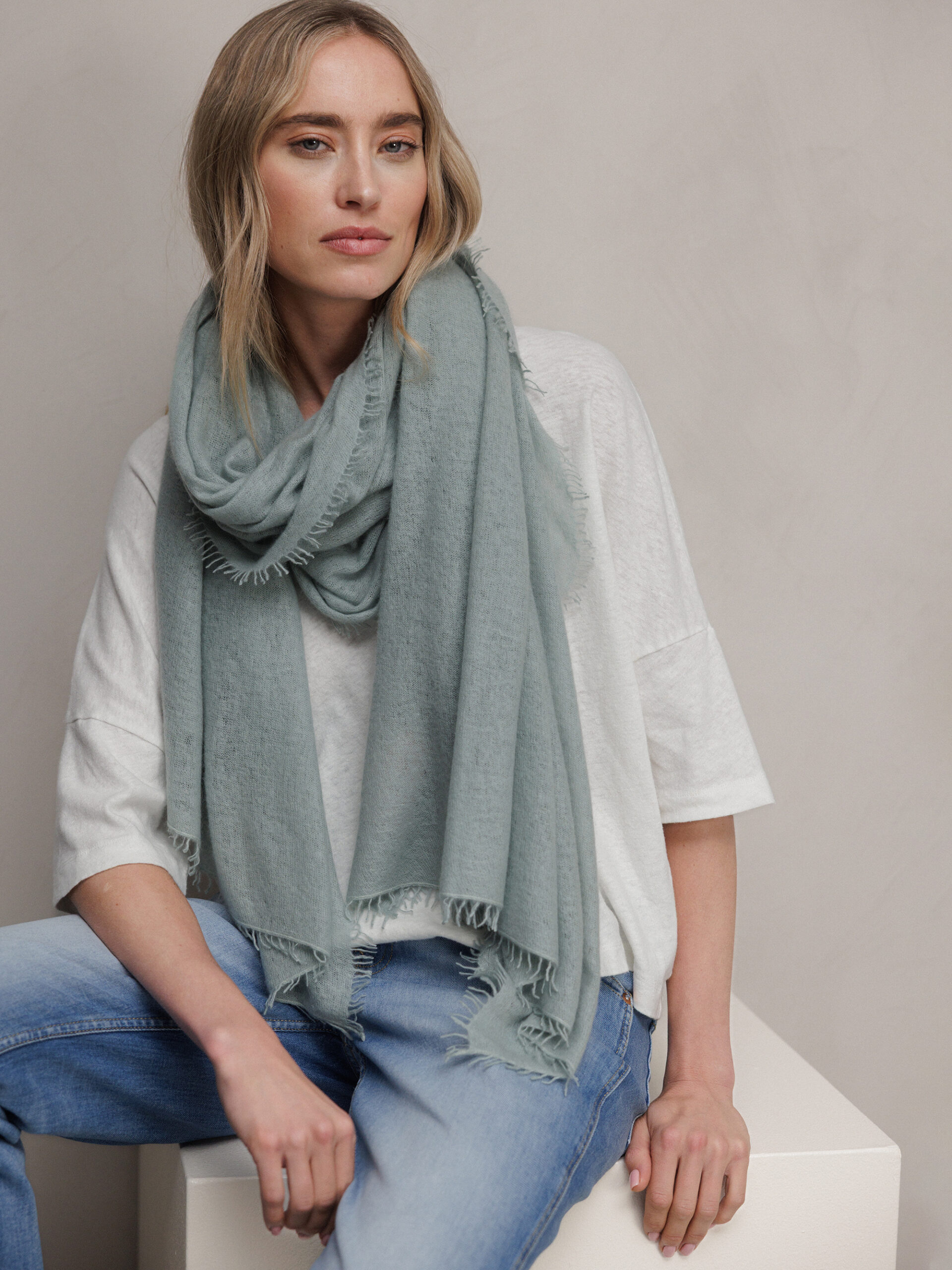PUR SCHOEN Schal aus Cashmere Damen (4069 SCHILF)
