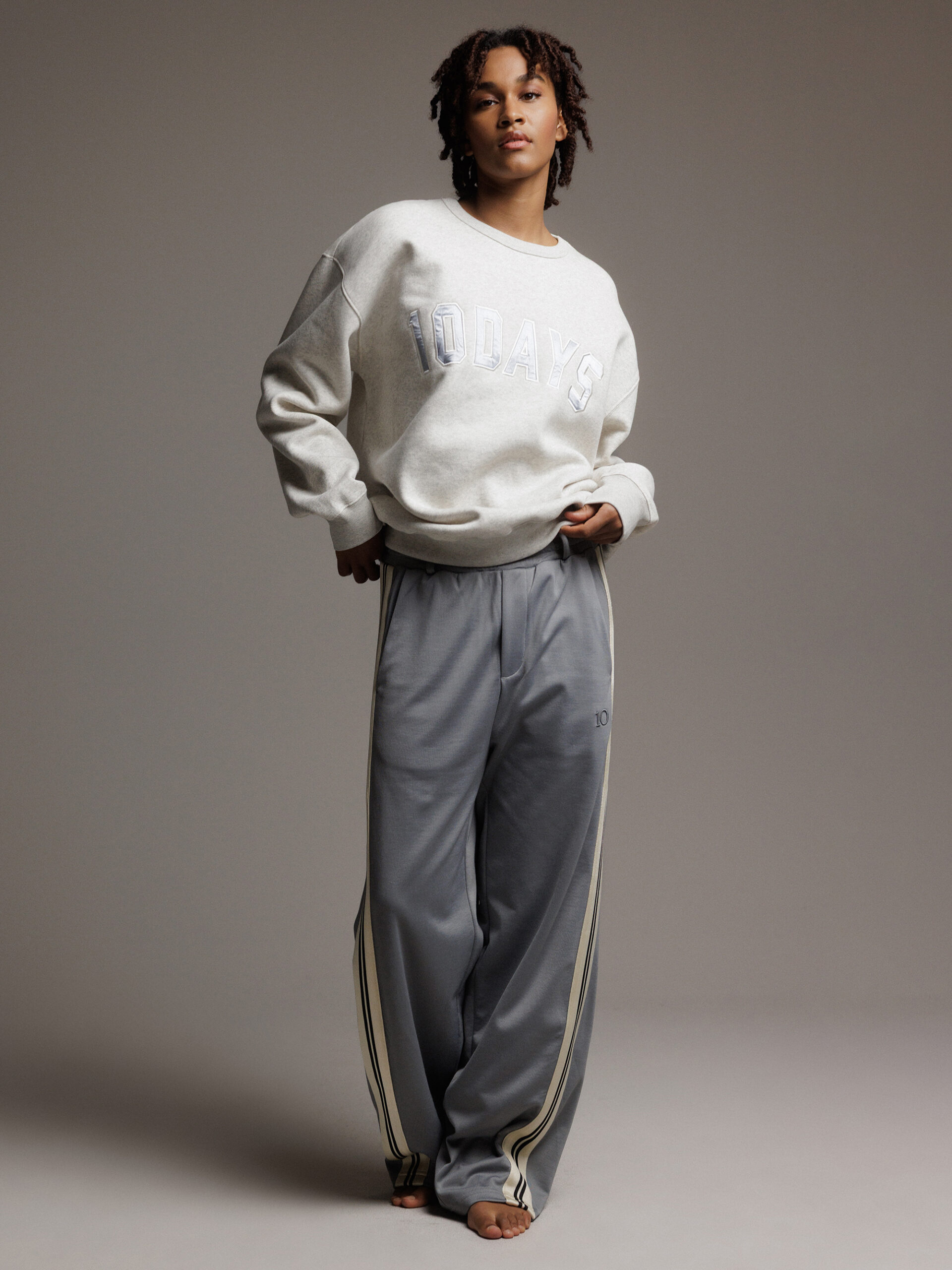 10 DAYS Lässige Sweathose Damen (1329 LT GRAPHIT)