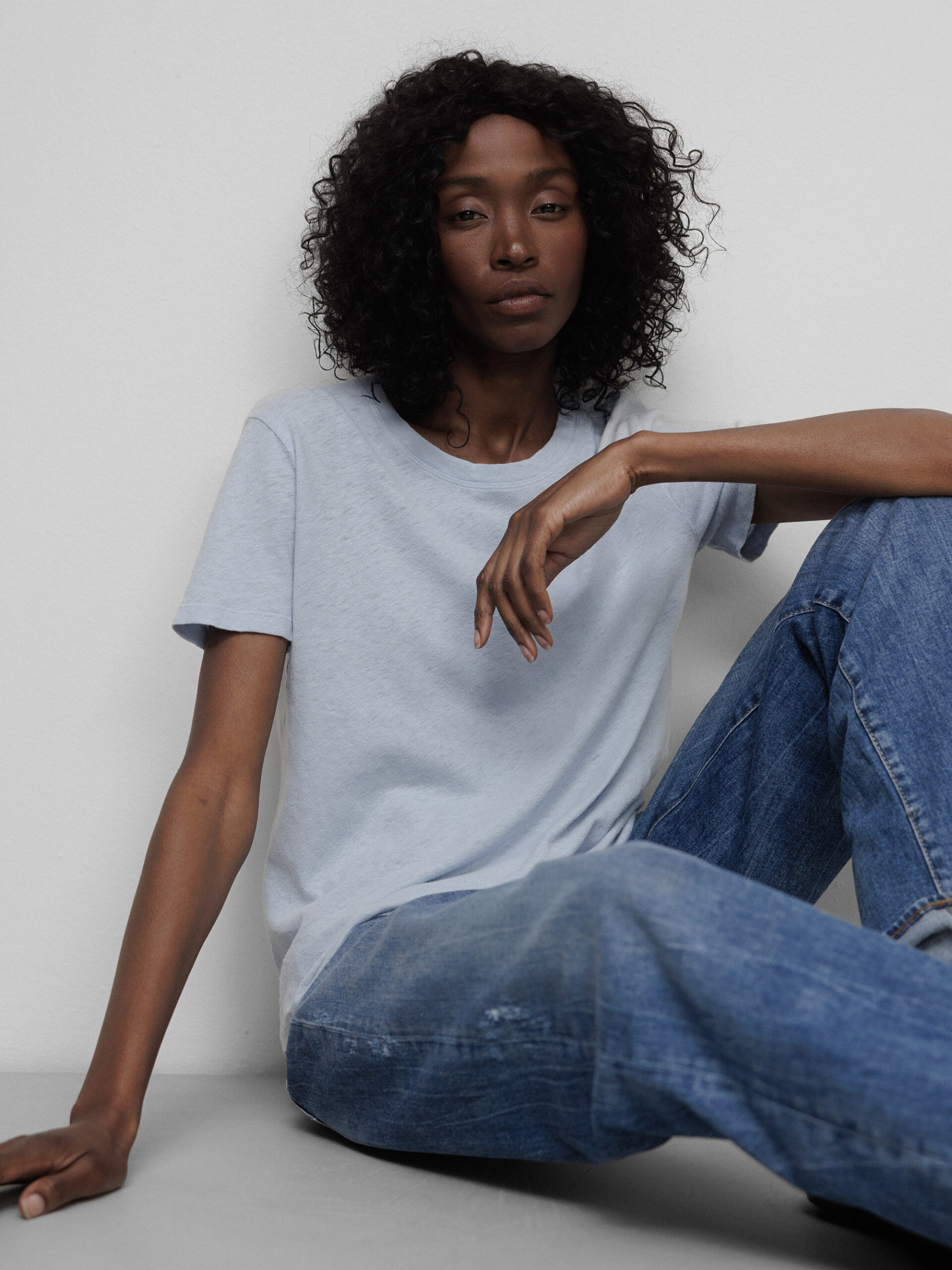 DANIELS T-Shirt Damen (HELLBLAU)