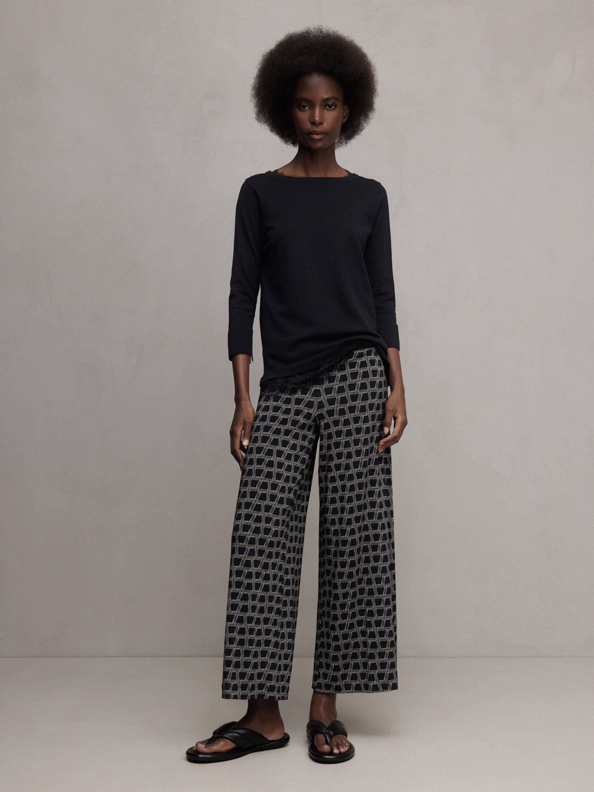 SIYU Culotte Damen (09 BLACK/ECRU)