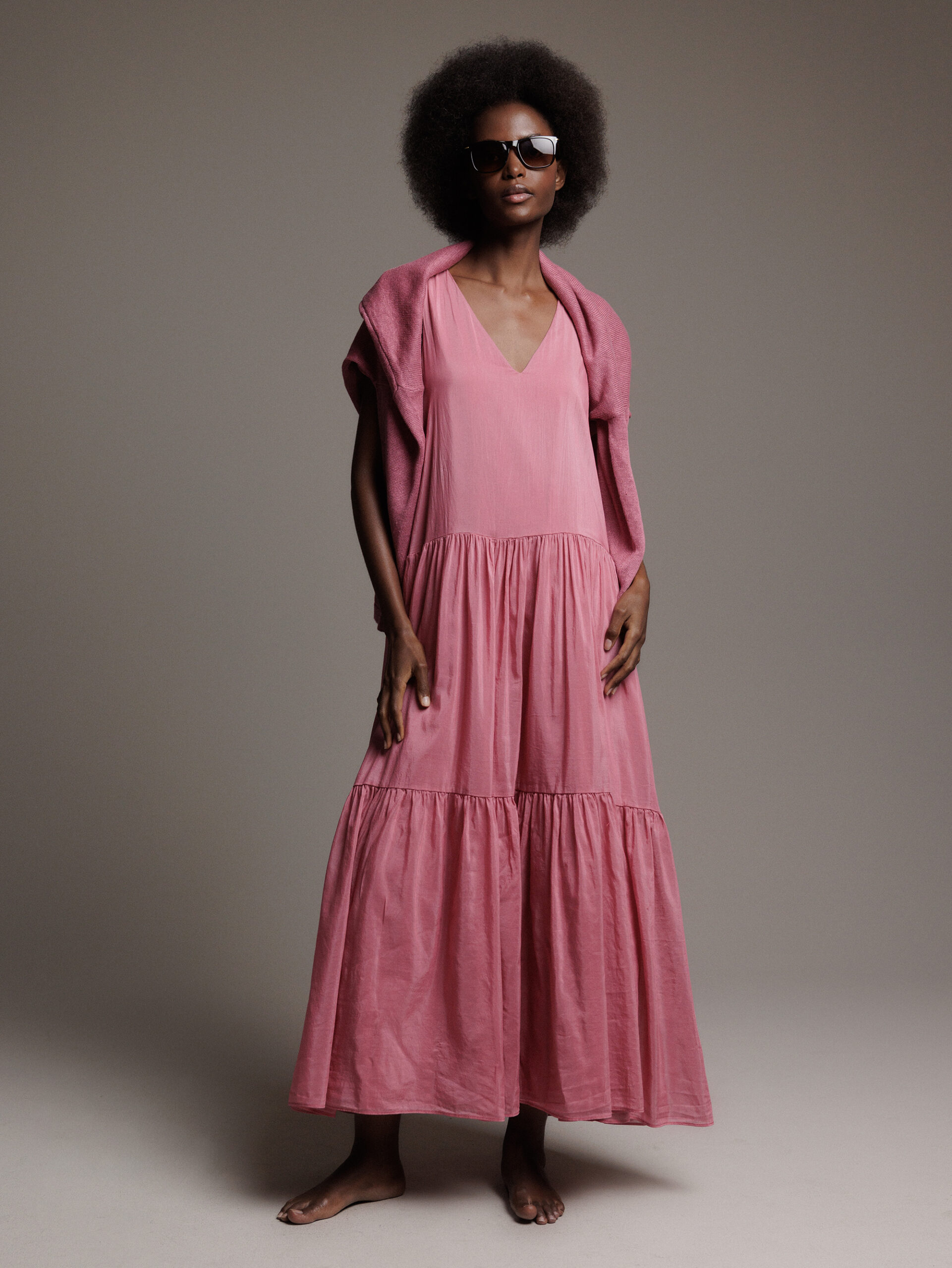 ROBERTO COLLINA Maxi- Kleid Damen (31 CORALLE)