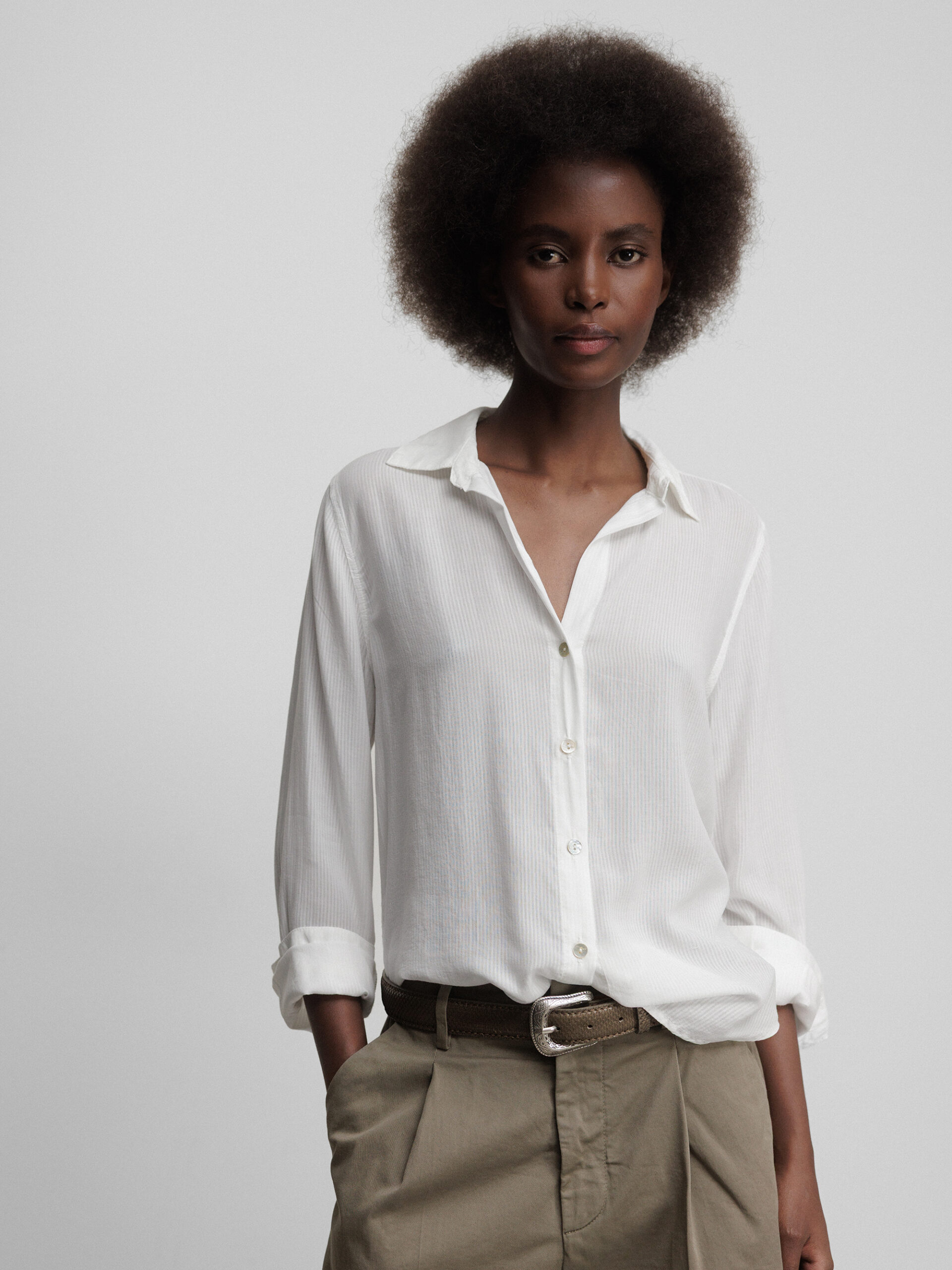 BELLA DAHL Bluse Damen (WHITE)