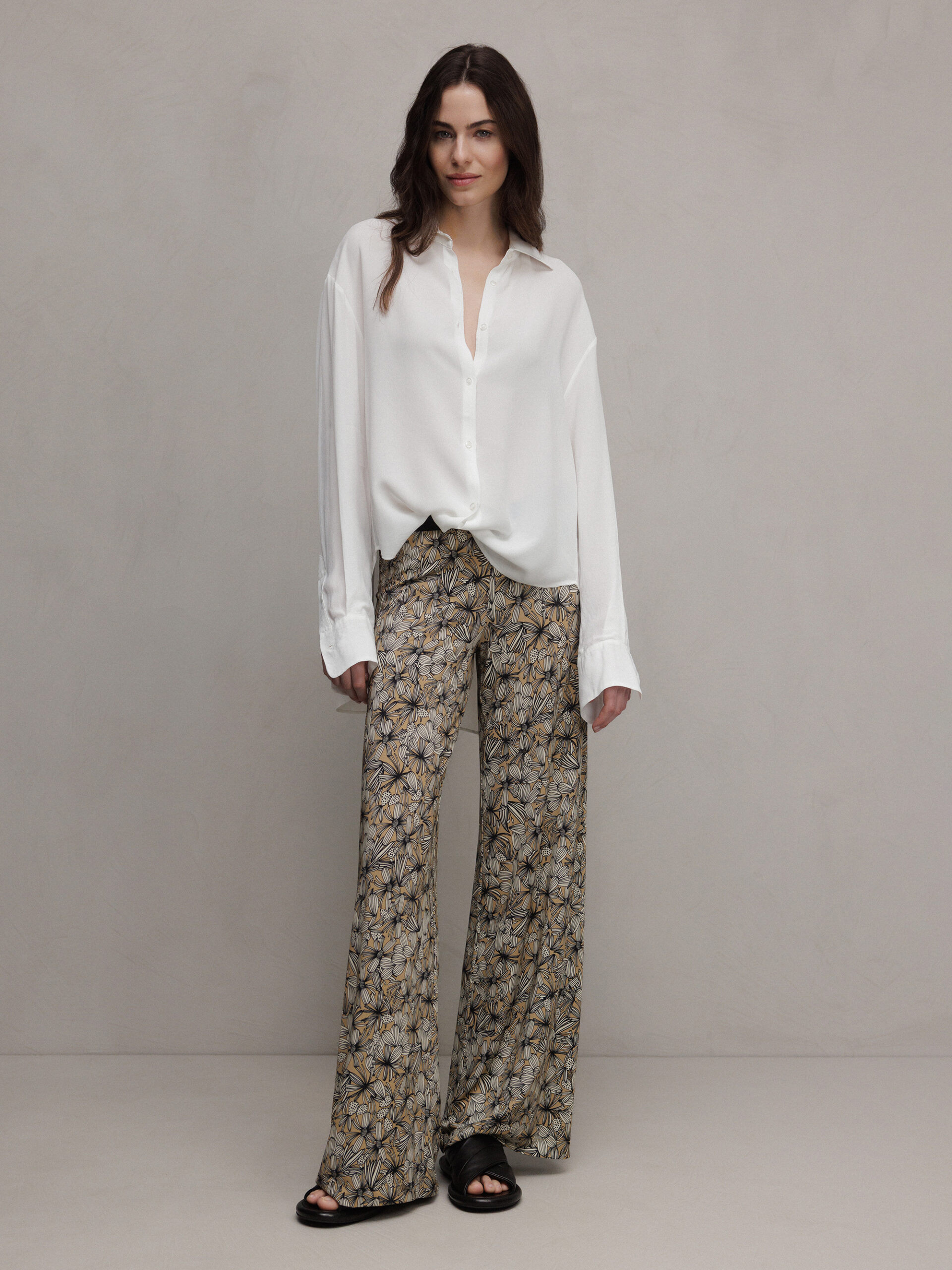 SIYU Weite Hose Damen (17 SAND/ECRU)