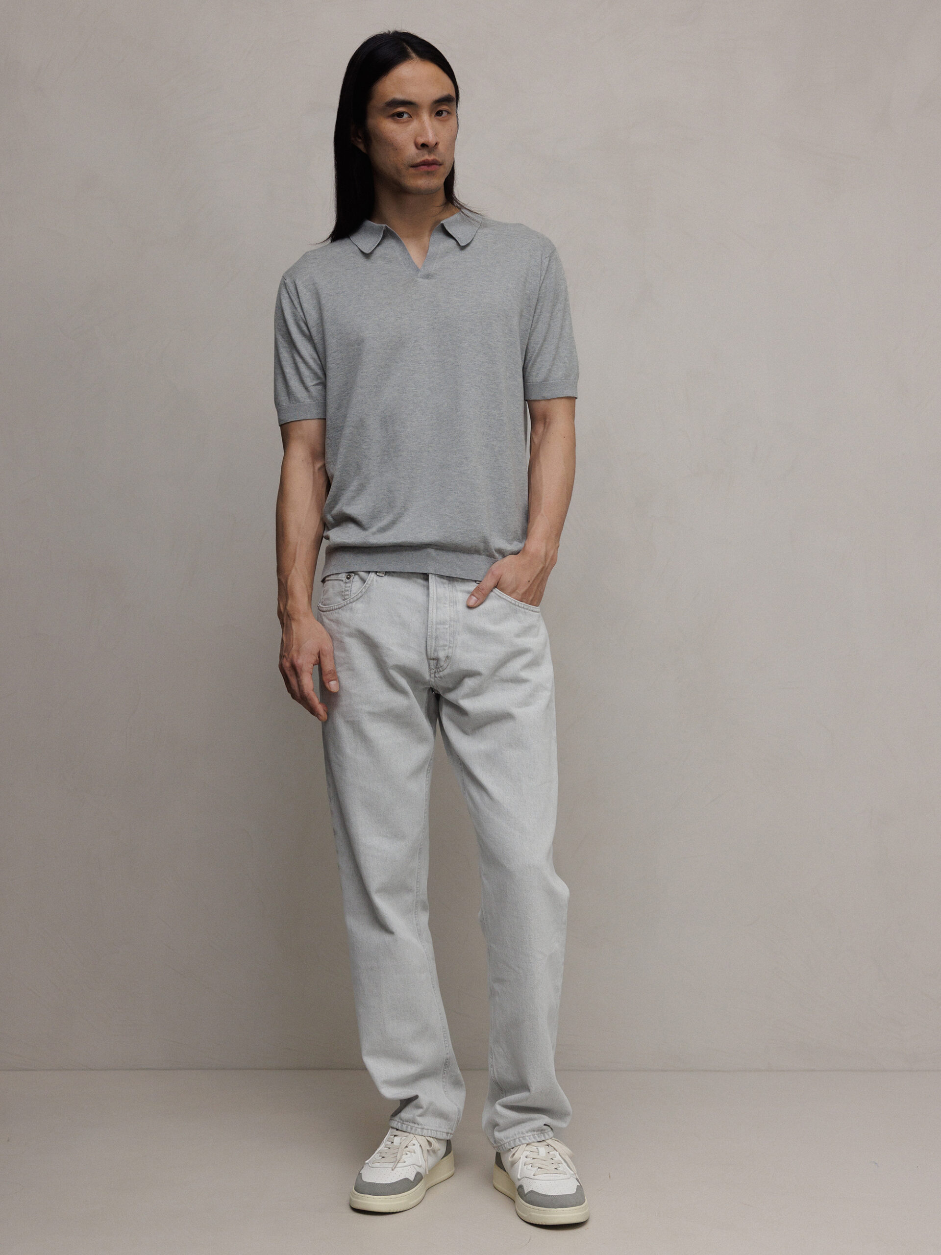 DONDUP Regular Fit Jeans Herren (900 L GREY)