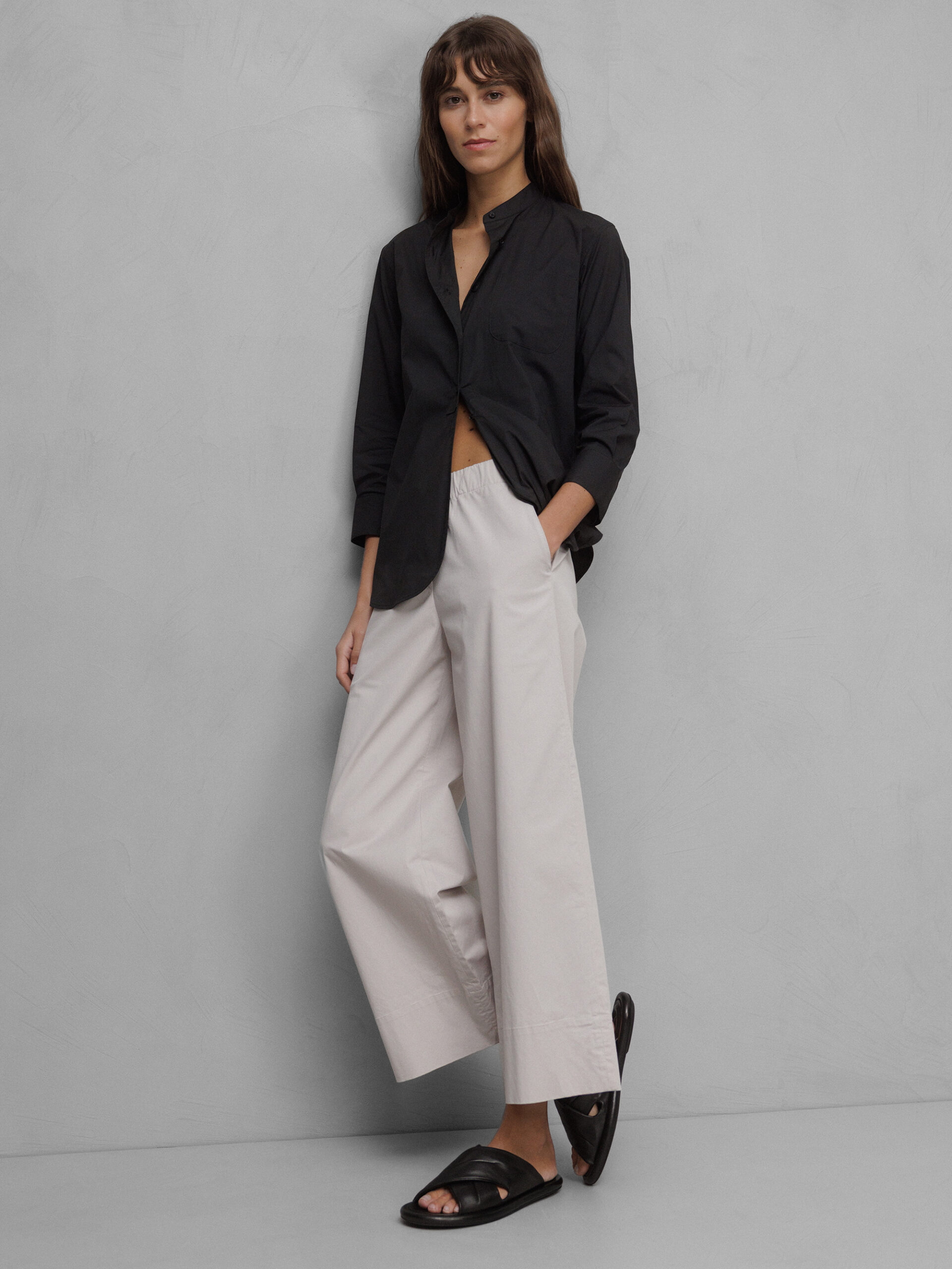 DANIELS Cropped Hose aus Baumwolle Damen (KITT)