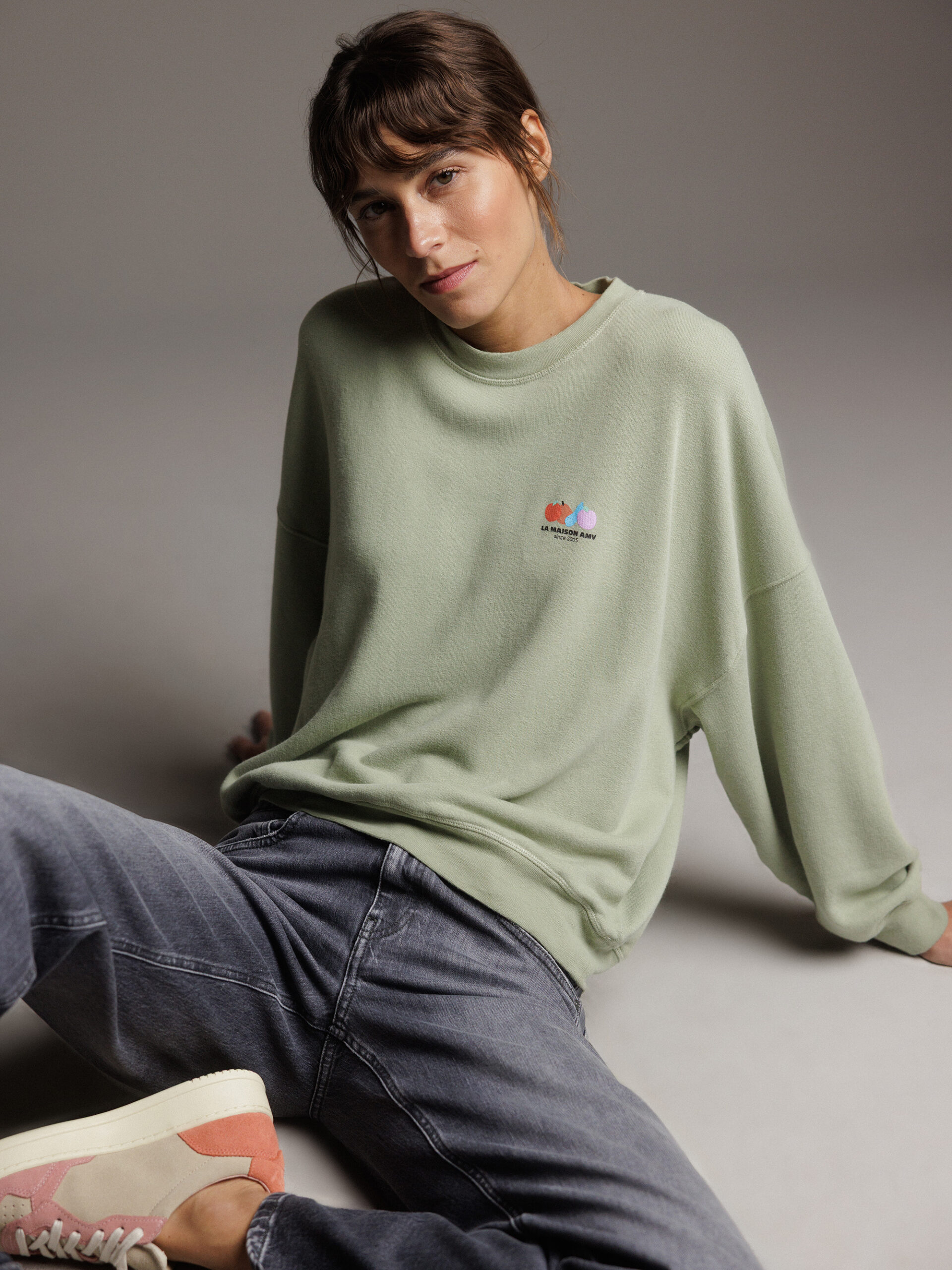 AMERICAN VINTAGE Sweatshirt aus Baumwolle Damen (RIVE)