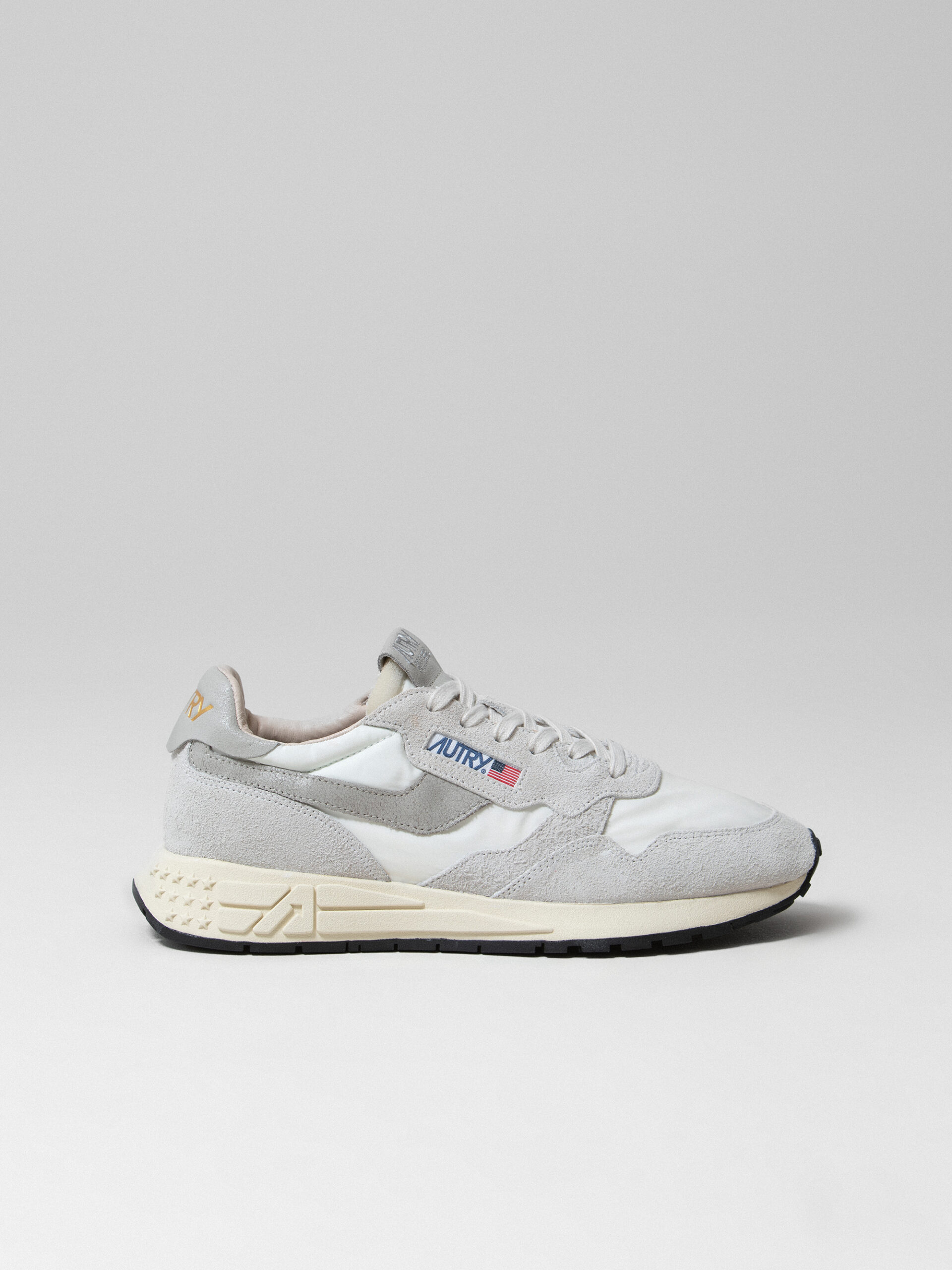 AUTRY Sneaker mit Lederapplikationen Herren (NC04 WHITE/NATUR)