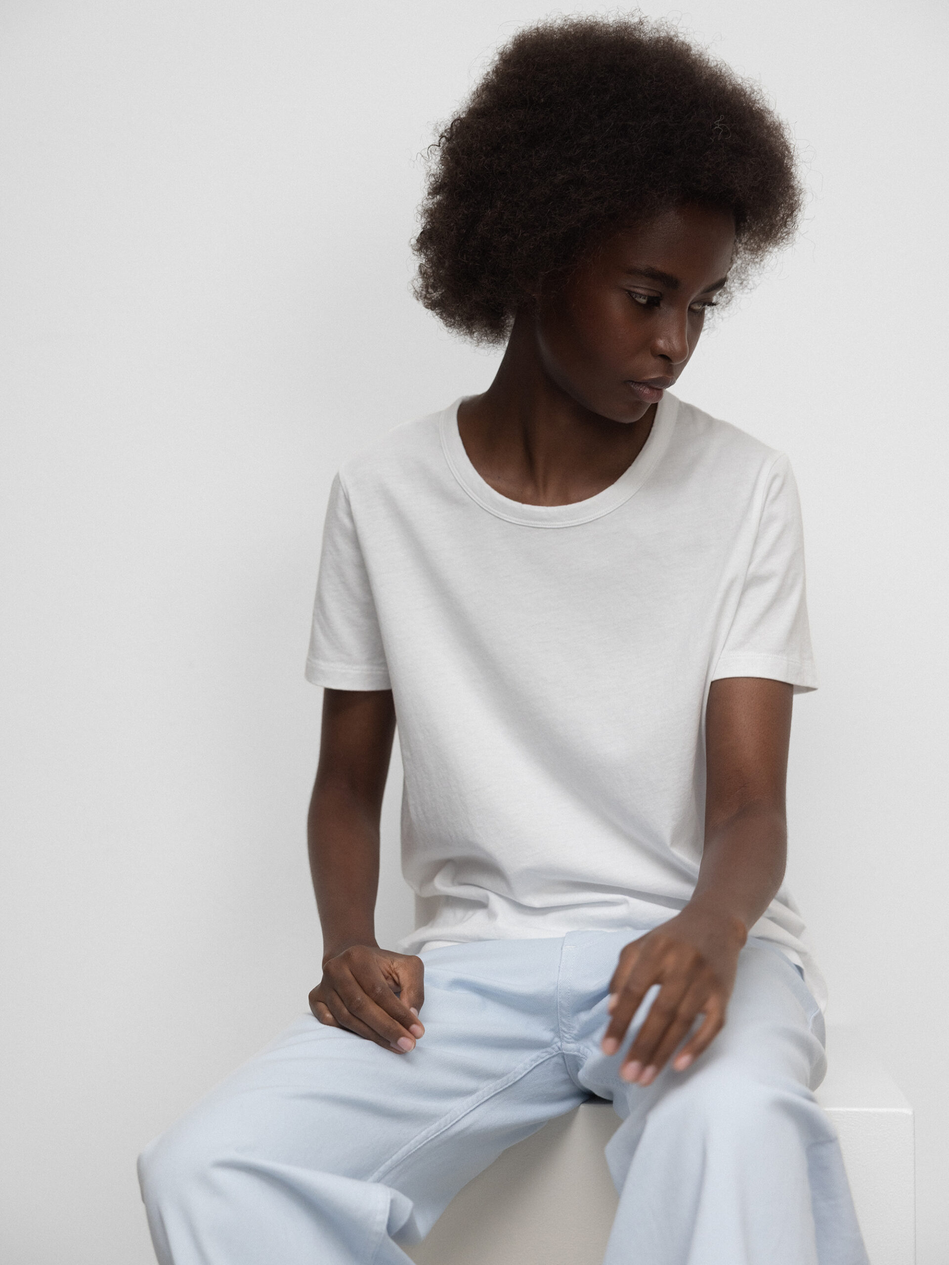 DANIELS T-Shirt aus Baumwolle Damen (WEISS)