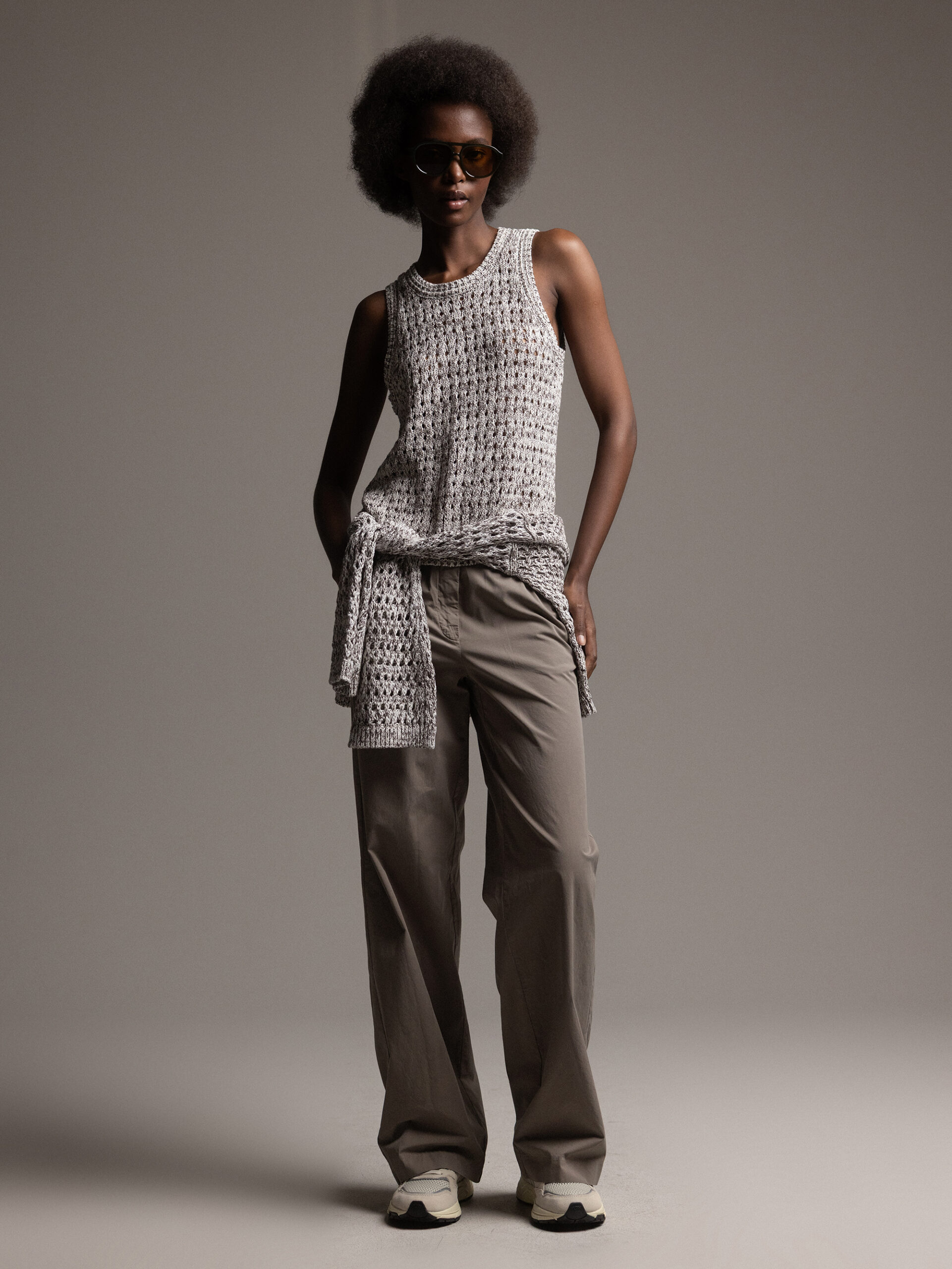 DANIELS Hose aus Baumwolle Damen (TAUPE)