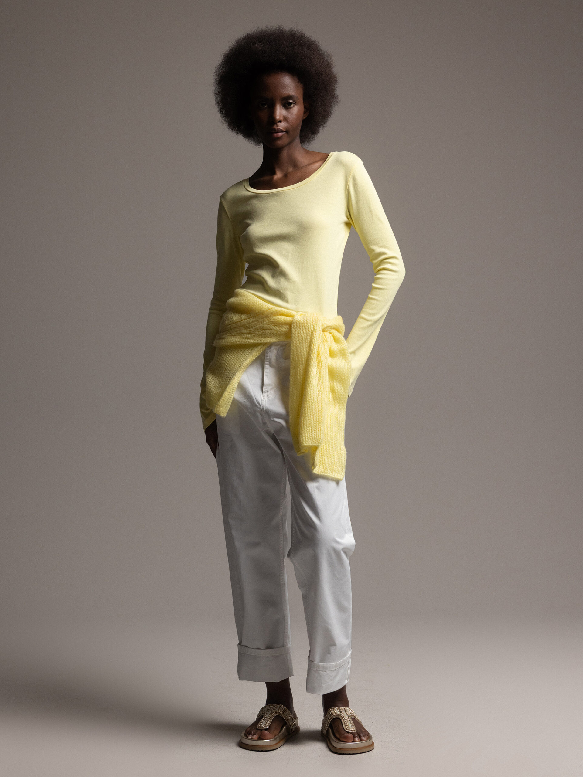 DANIELS Hose aus Baumwolle Damen (WEISS)