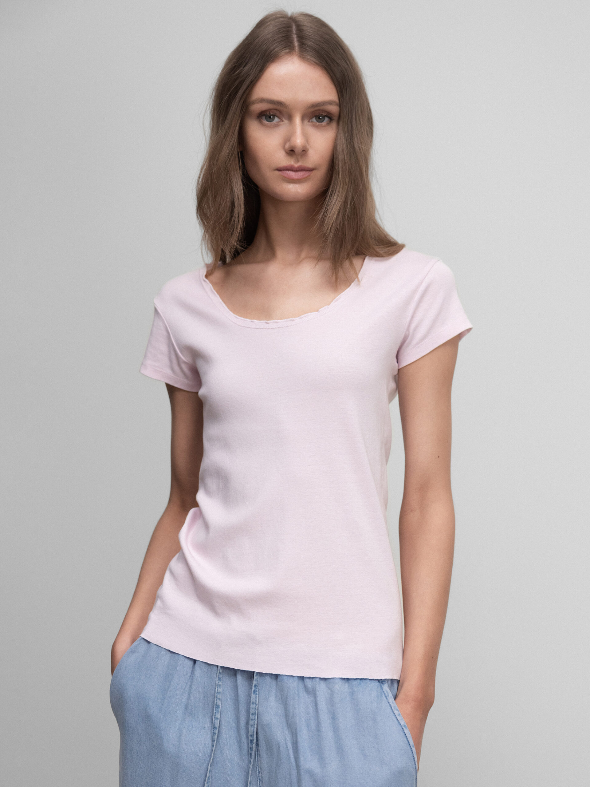 DANIELS T-Shirt aus Baumwolle Damen (ROSE)