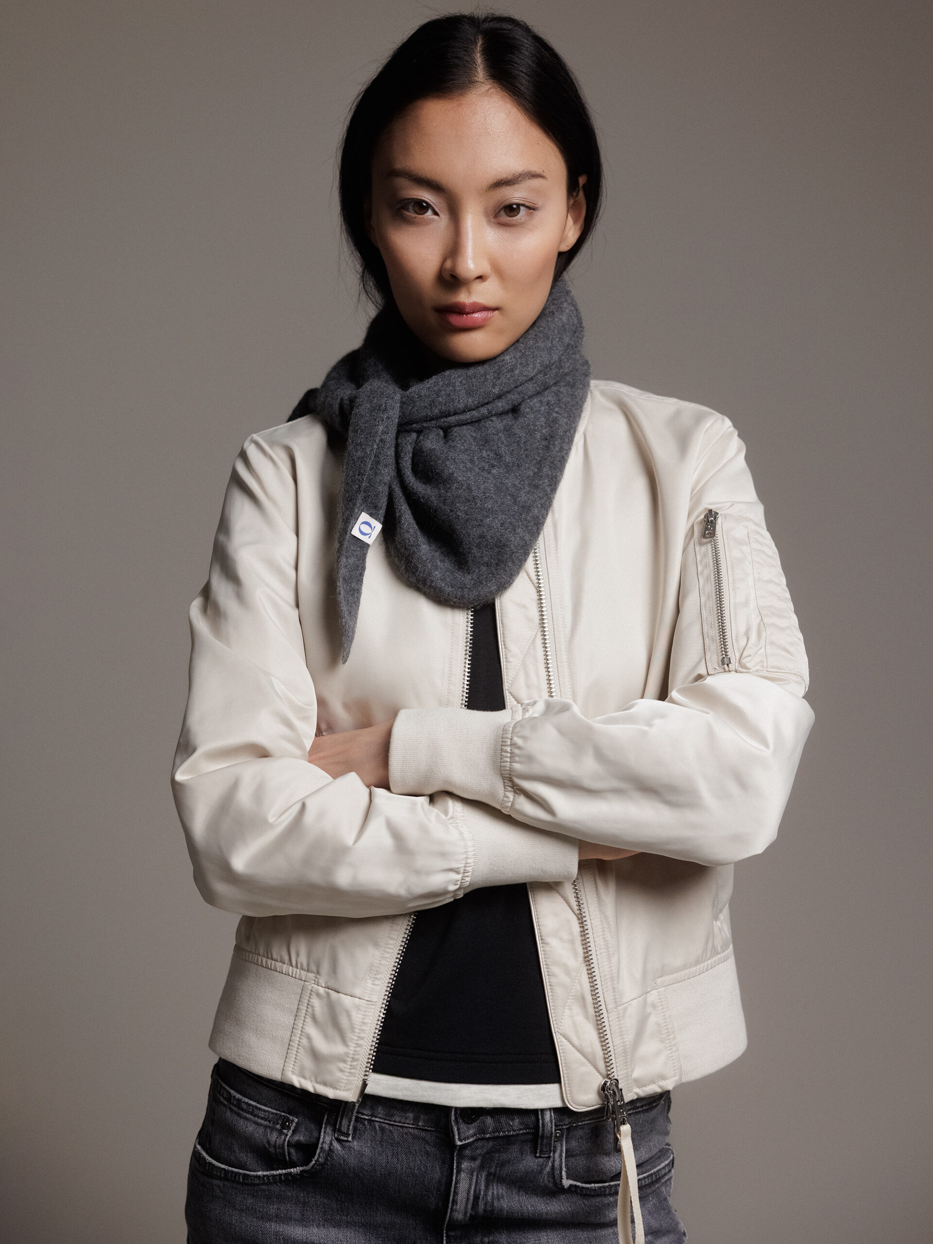 PUR SCHOEN Schal aus Cashmere Damen (9960 ANTHRA)