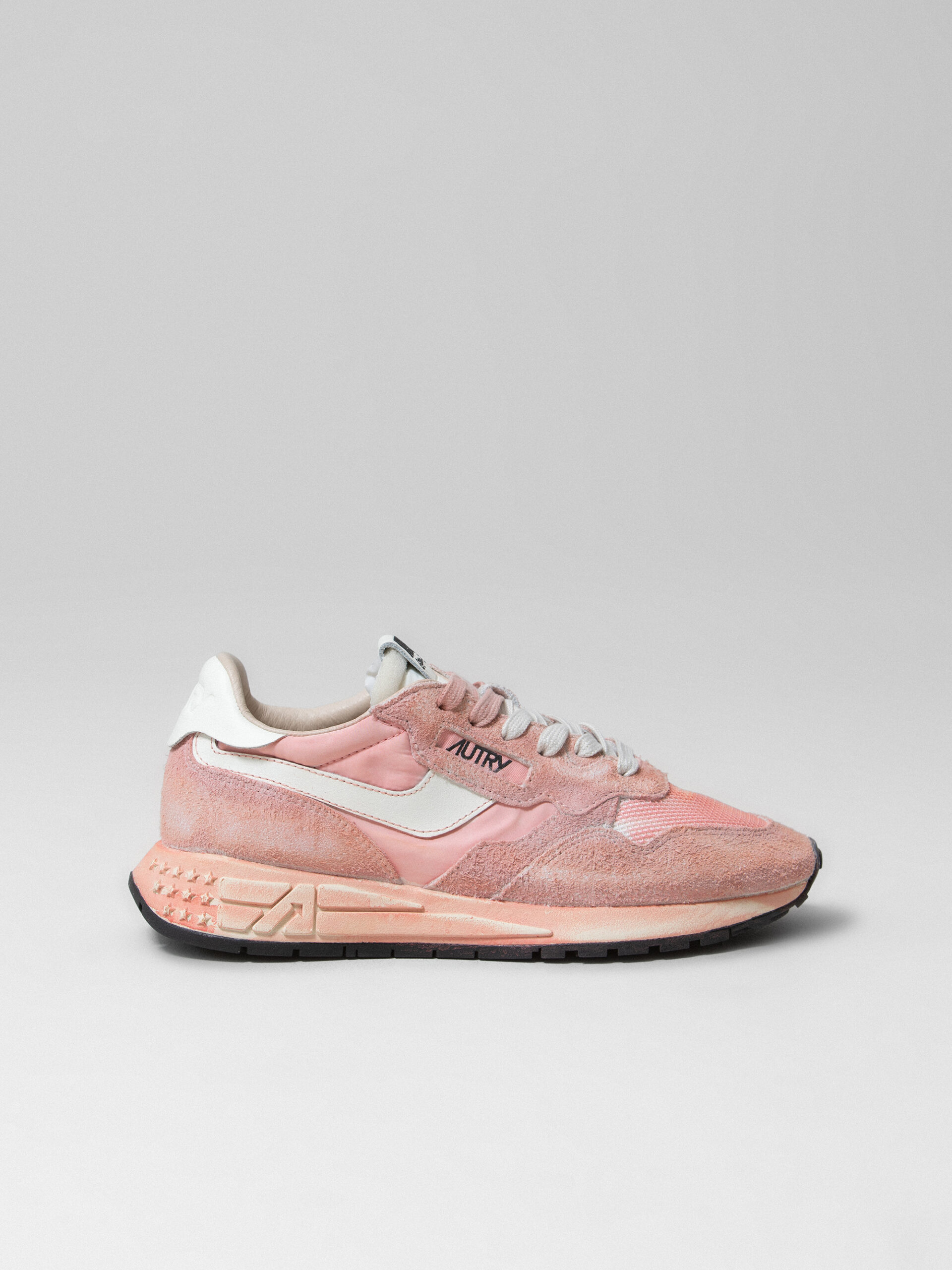 AUTRY Sneaker aus Veloursleder Damen (YS02 WHITE/ROSA)