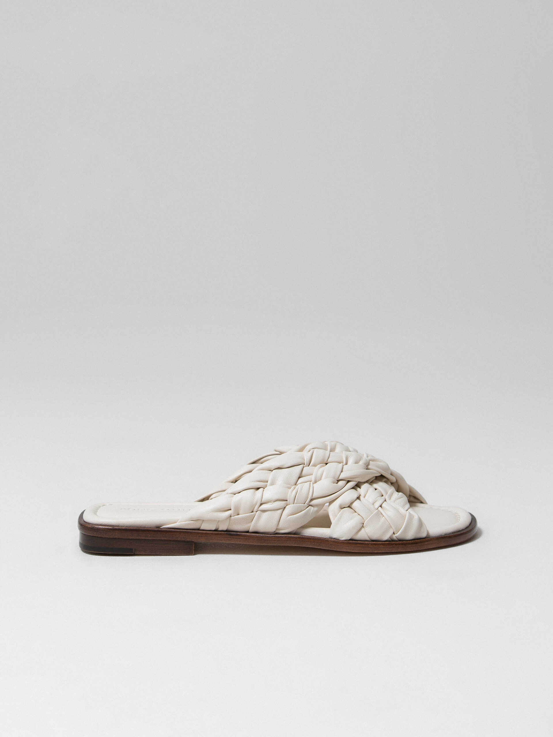 PONS QUINTANA Sandalen aus Leder Damen (W042 CREME)