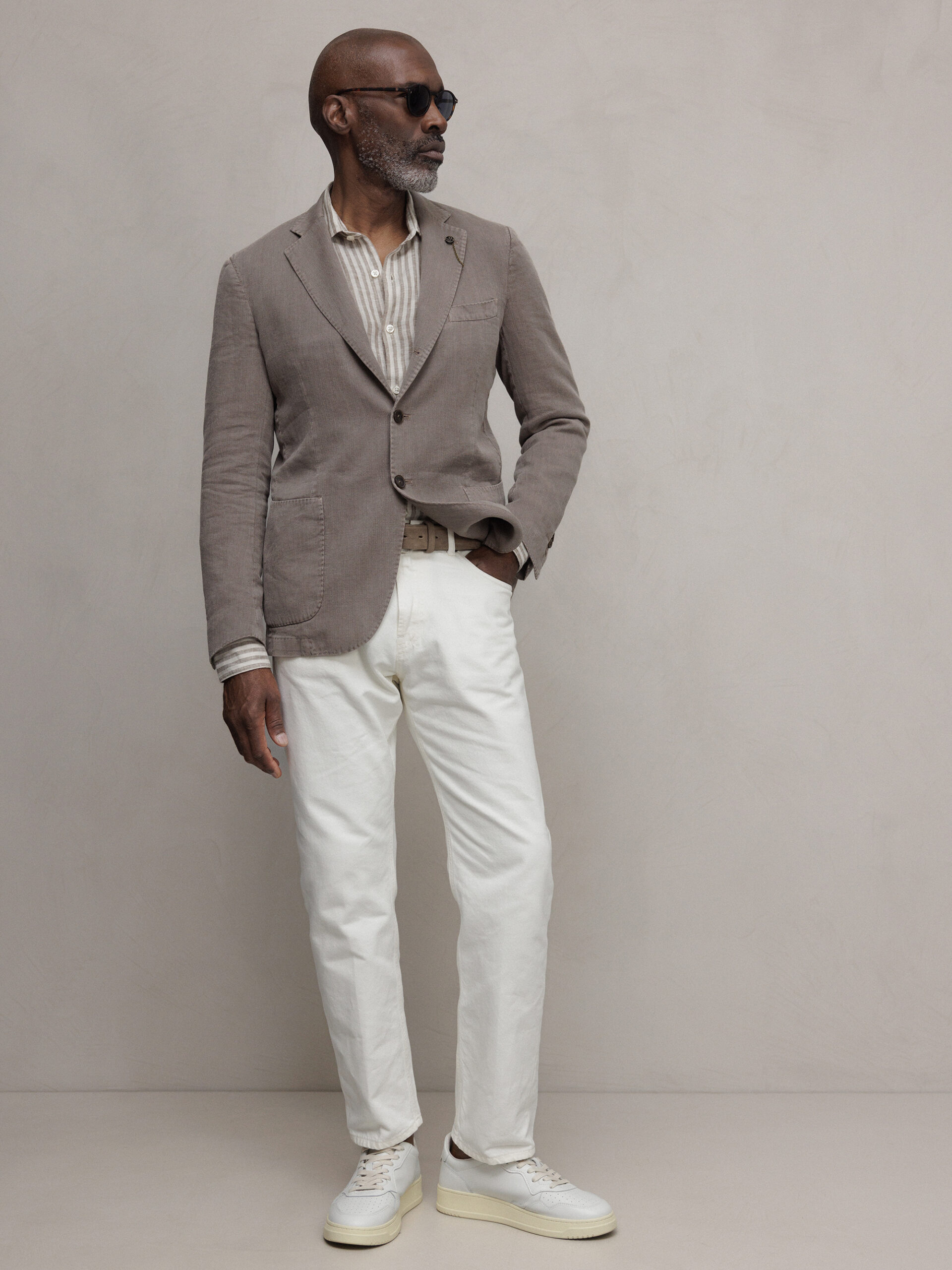 GRIFONI Straight Leg Jeans Herren (NATURALE)