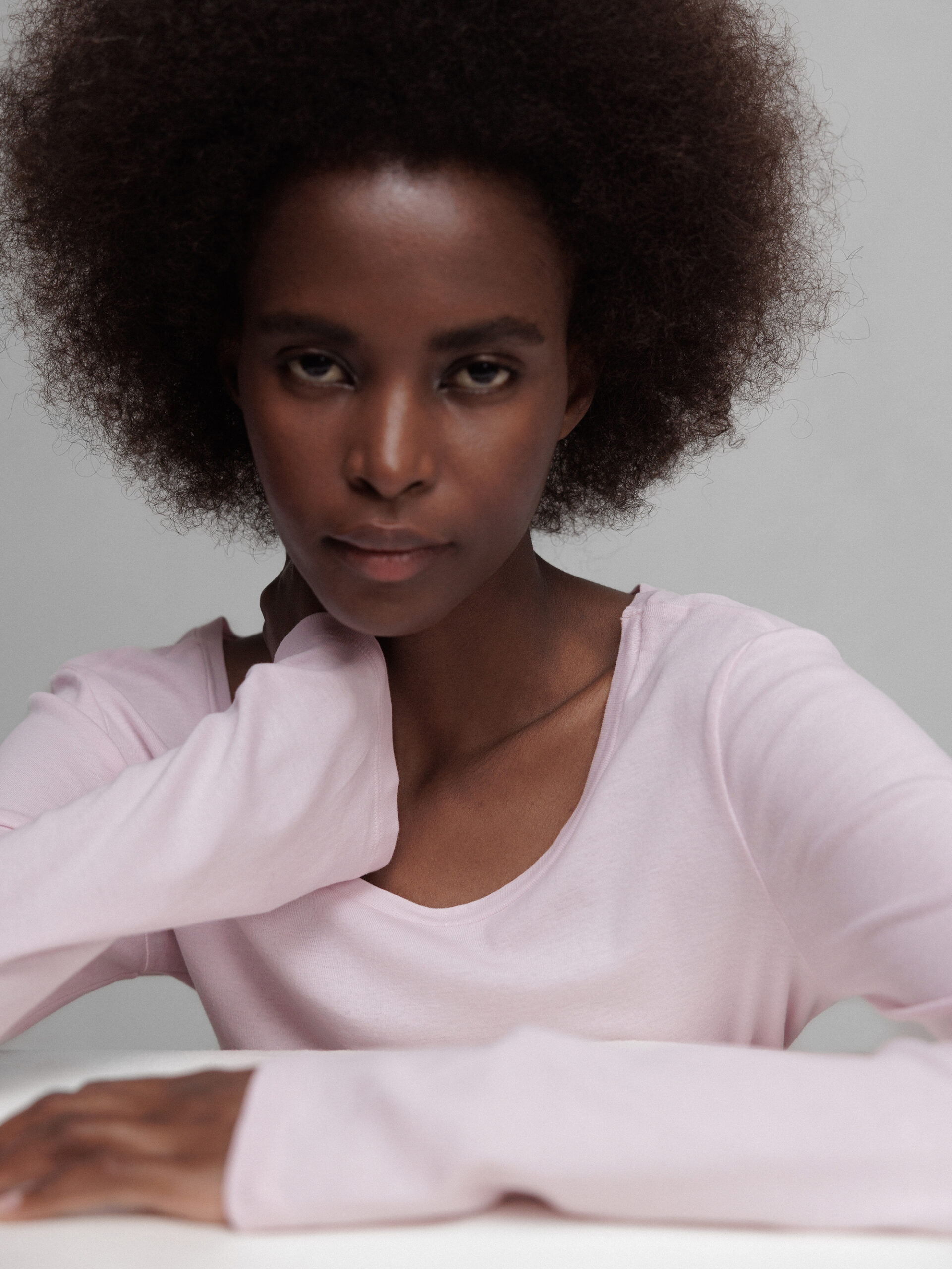 DANIELS Langarmshirt aus Baumwolle Damen (ROSE)