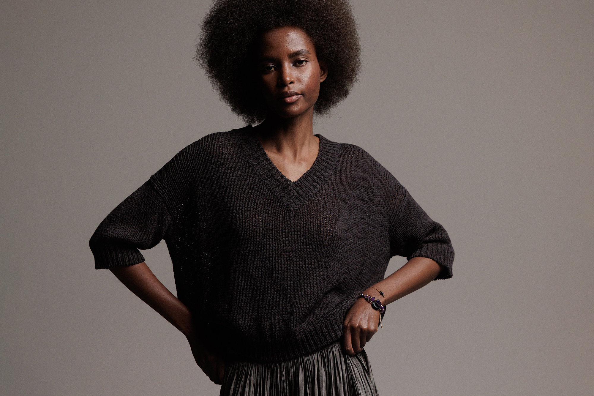 ROBERTO COLLINA Pullover aus Baumwolle Damen (08 MORO)