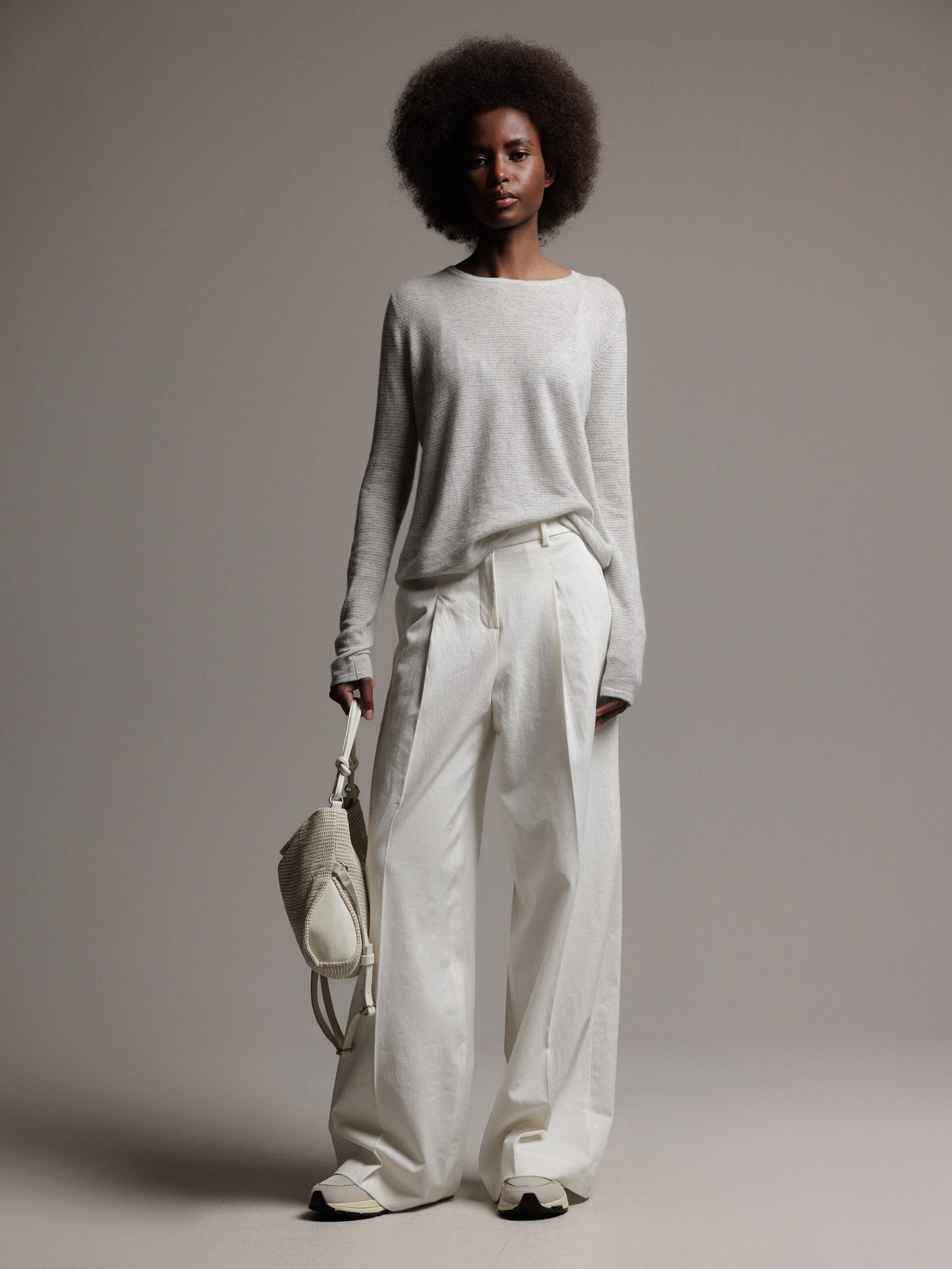 SEDUCTIVE Hose aus Leinen Damen (120 OFF WHITE)