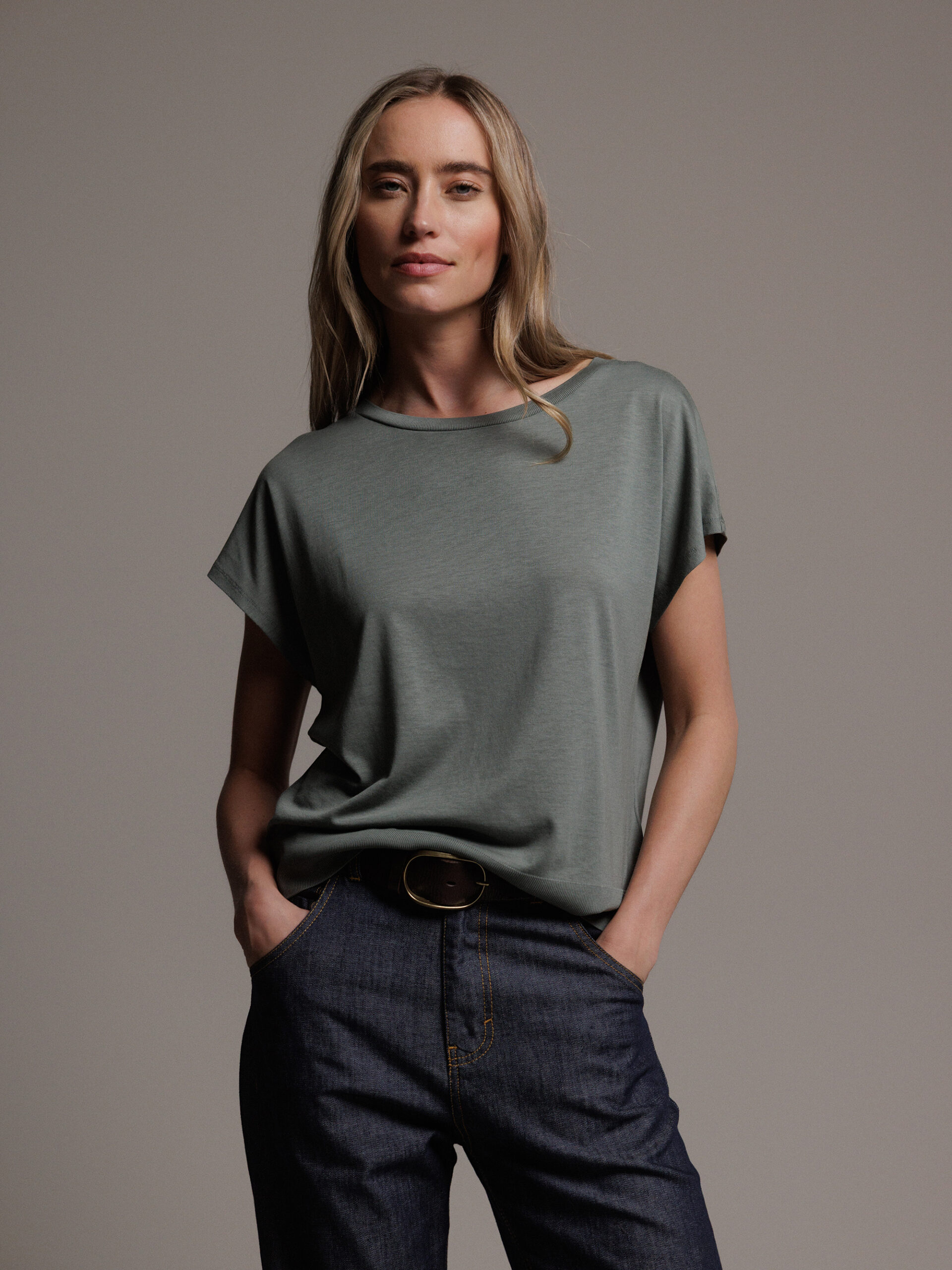DRYKORN T-Shirt Damen (2214 THYME GREEN)