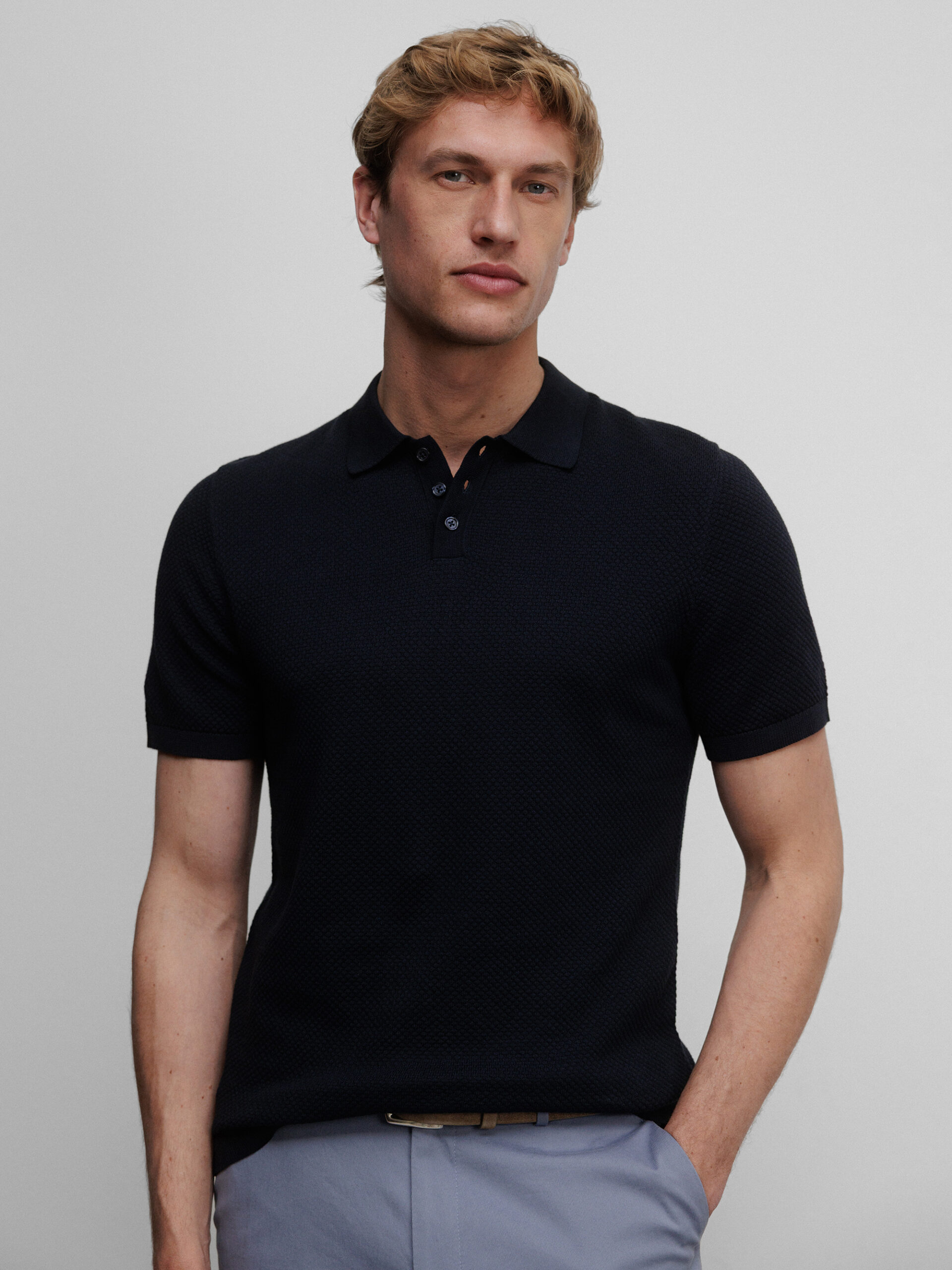 DRYKORN Poloshirt aus Baumwolle Herren (3000 NAVY)