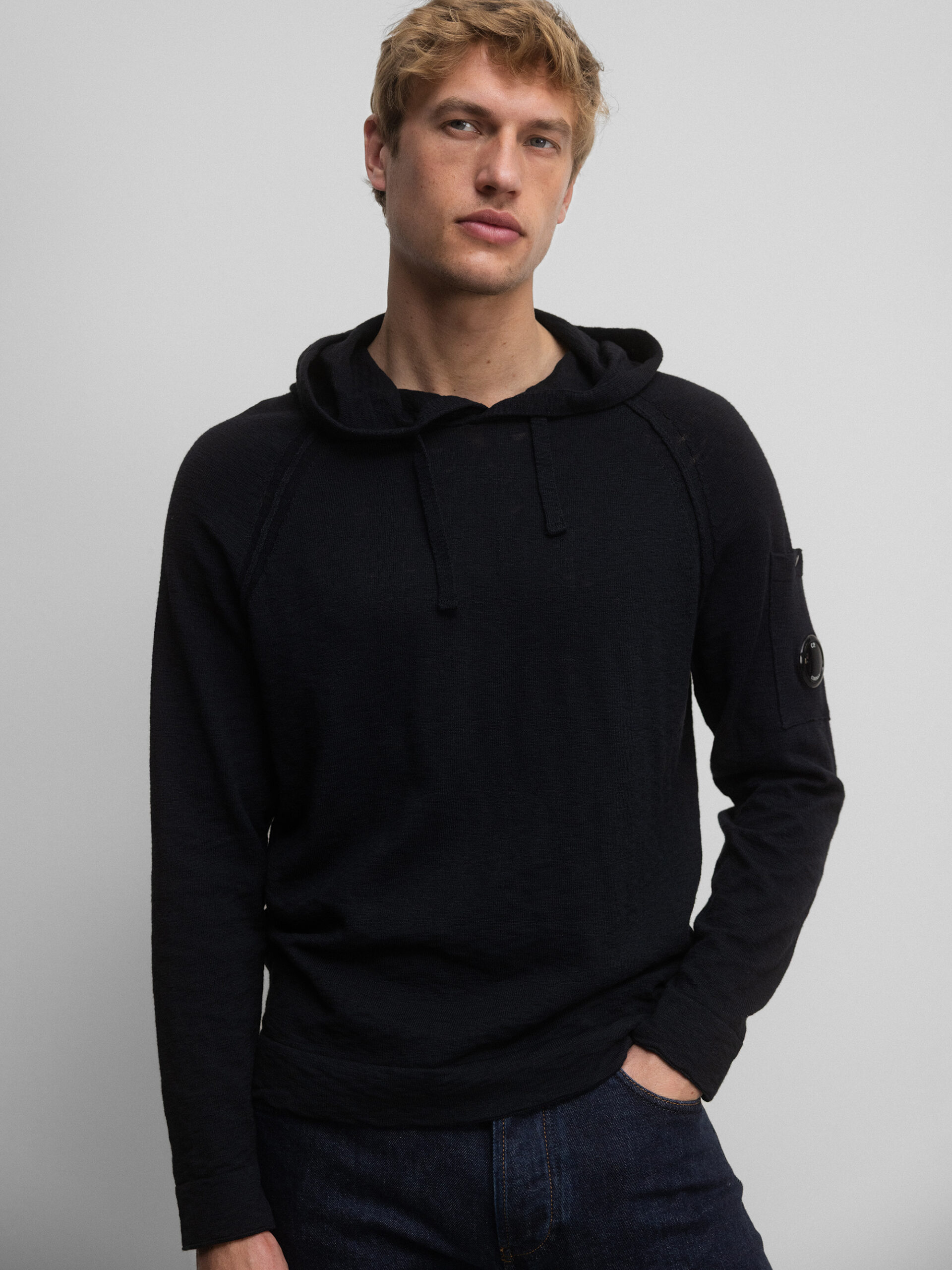 C.P. COMPANY Kapuzenpullover aus Baumwolle Herren (888 NAVY)