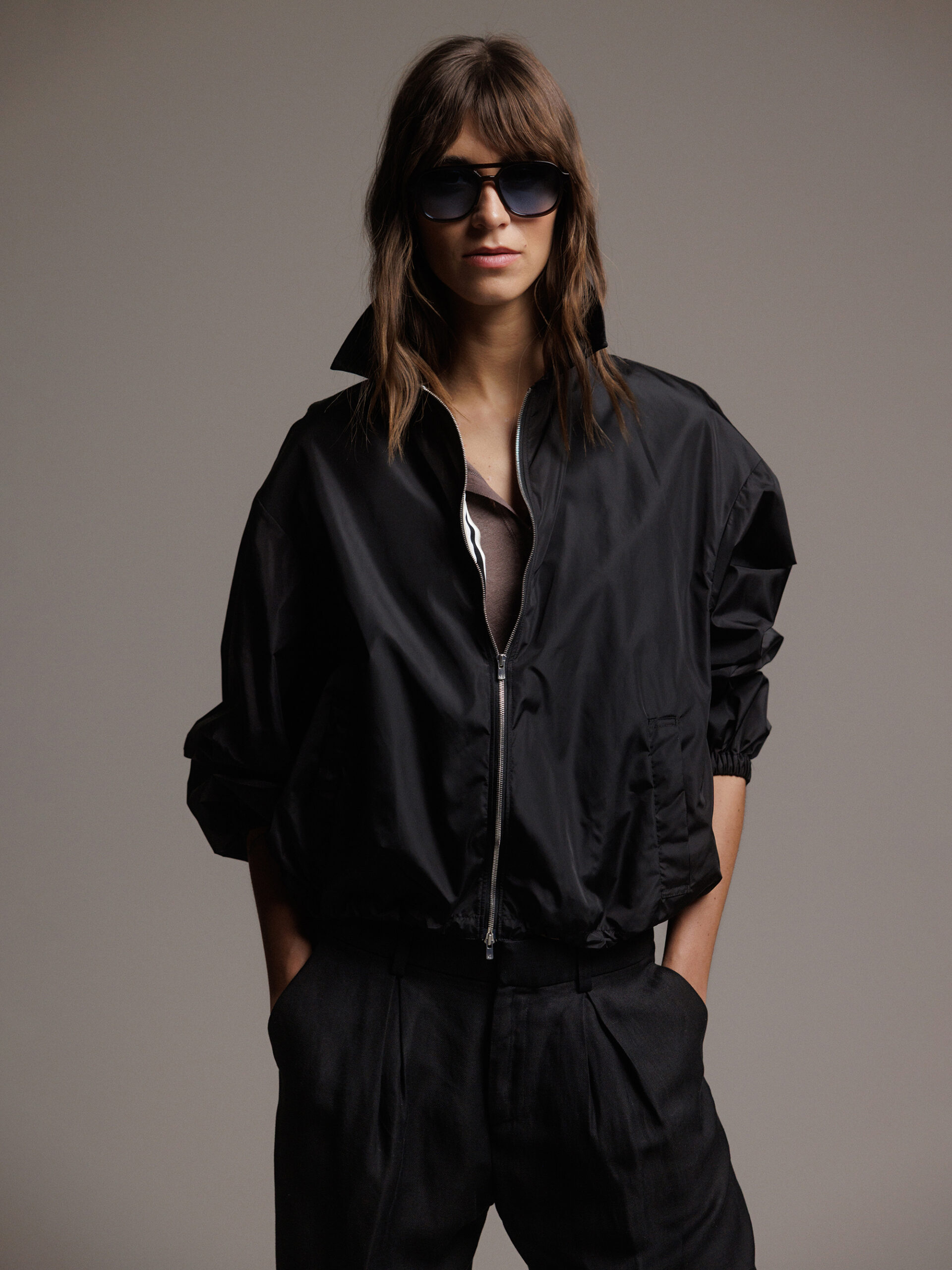 LIS LAREIDA Leichter Blouson Damen (900 SCHWARZ)