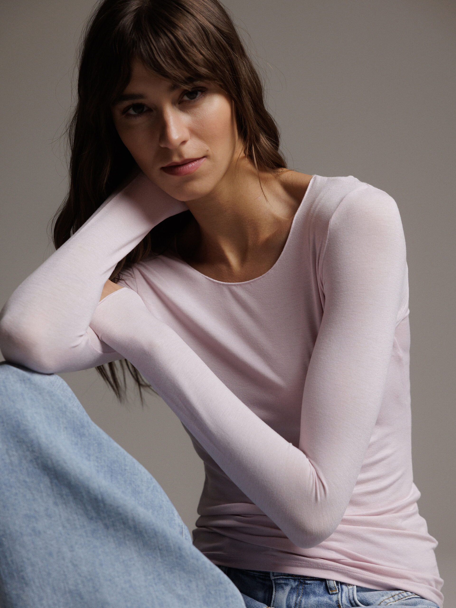 DANIELS Langarmshirt Damen (ROSA)