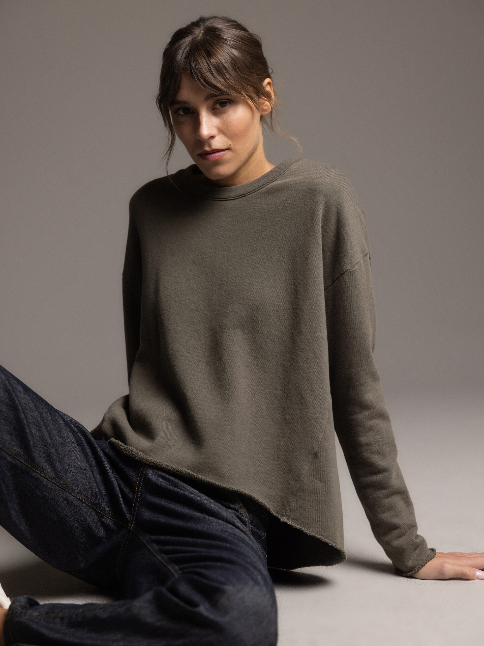 DANIELS Sweatshirt Damen (OLIV)