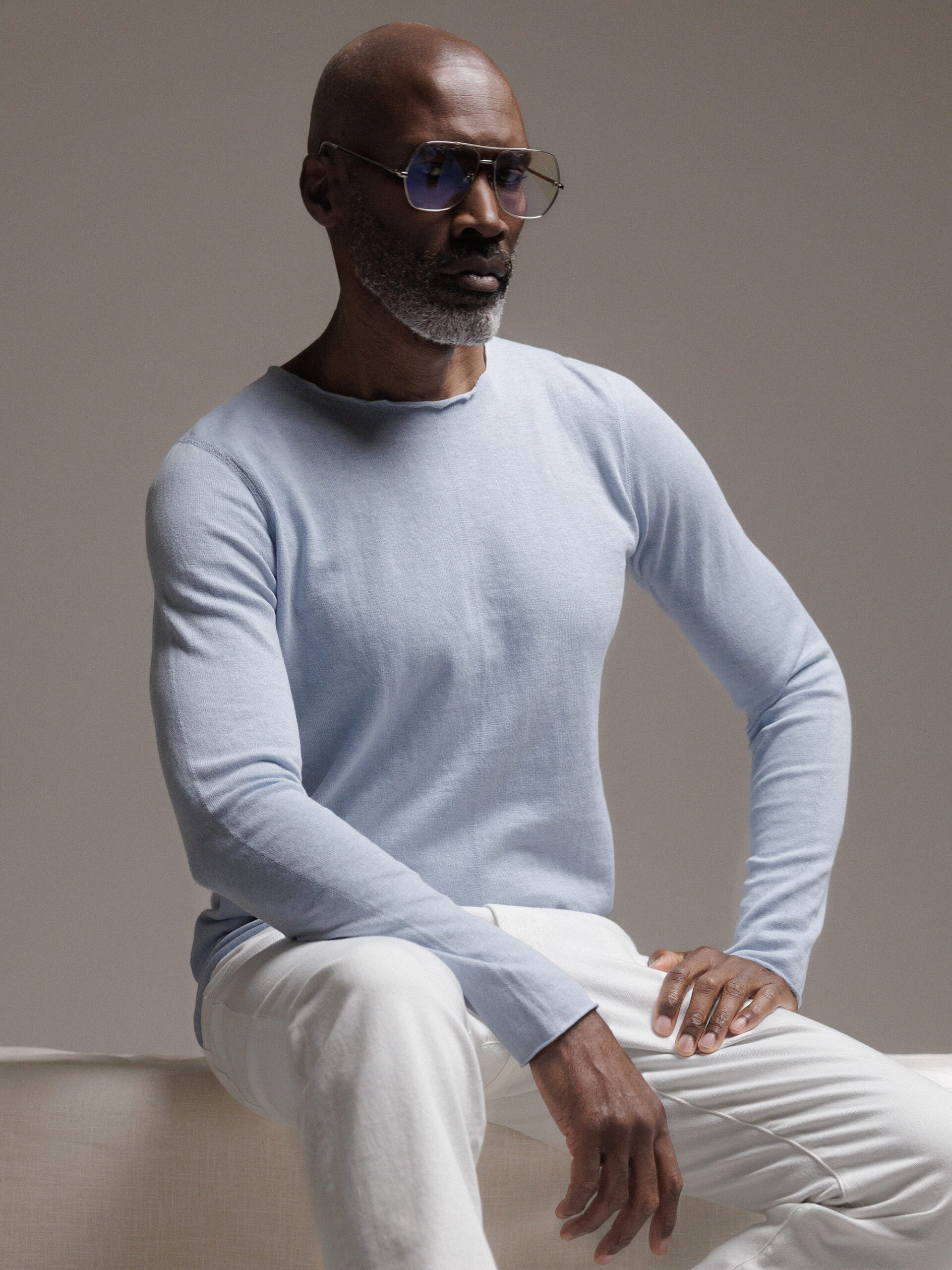 HANNES ROETHER Feinstrickpullover aus Baumwolle Herren (BOY)