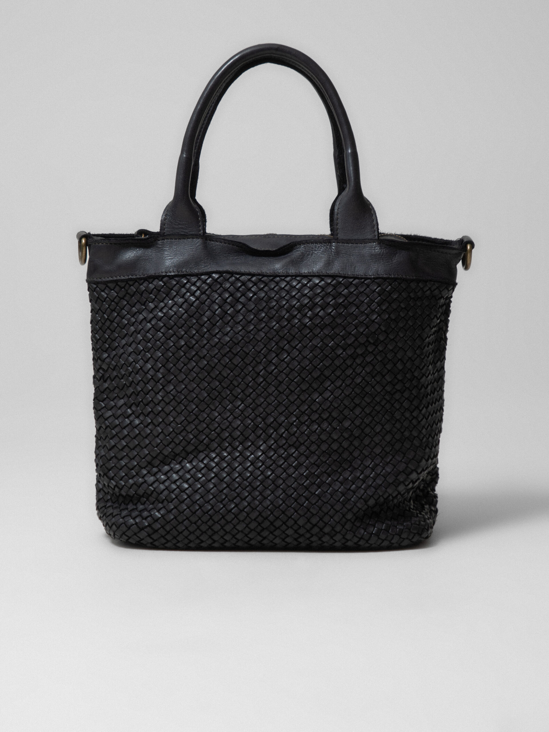 MARLON FIRENZE Handtasche aus Leder Damen (19/1 BLACK)