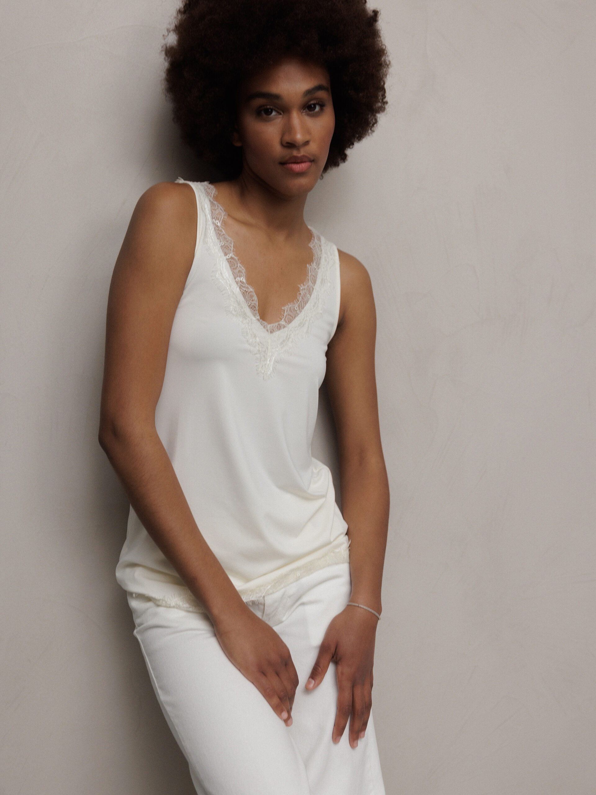 ROSEMUNDE Top Damen (037 IVORY)