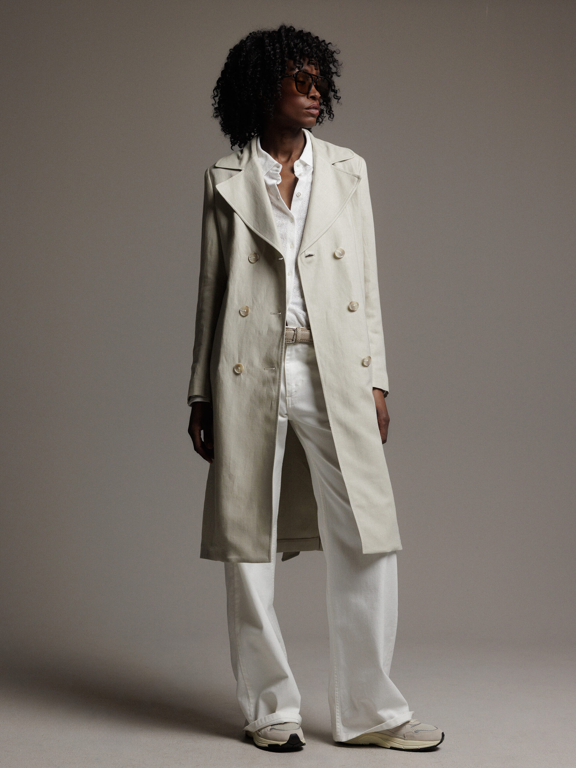 DANIELS Trenchcoat aus Leinen Damen (BEIGE 1567)