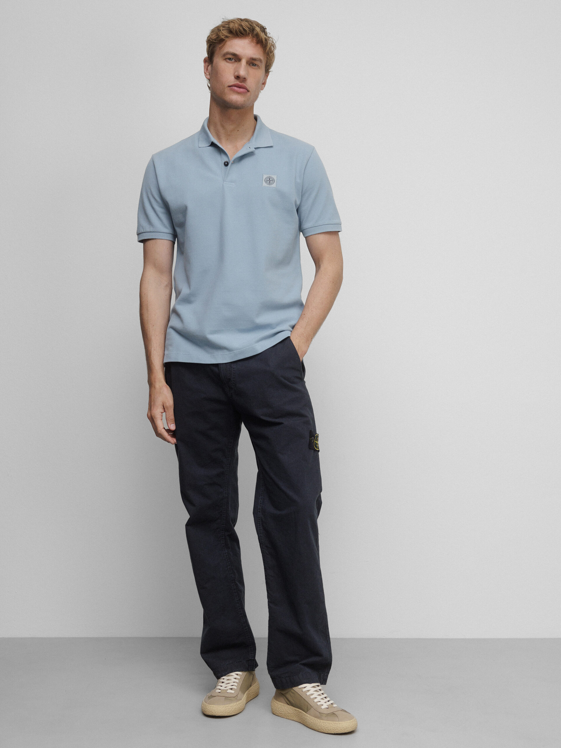 STONE ISLAND Hose aus Baumwolle Herren (V0120 NAVY BLUE)