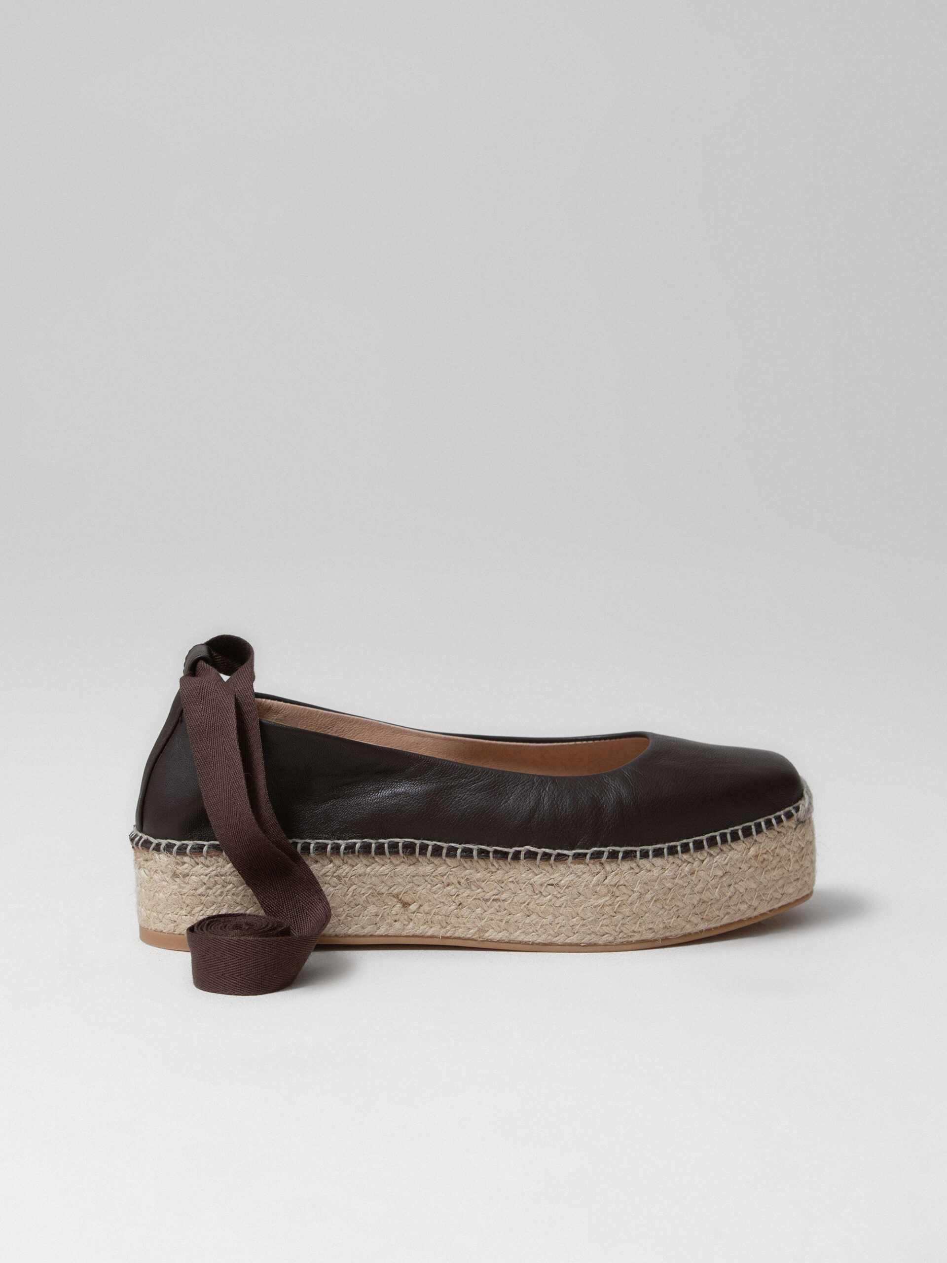 GAIMO Plateau- Espadrilles Damen (MOKA)